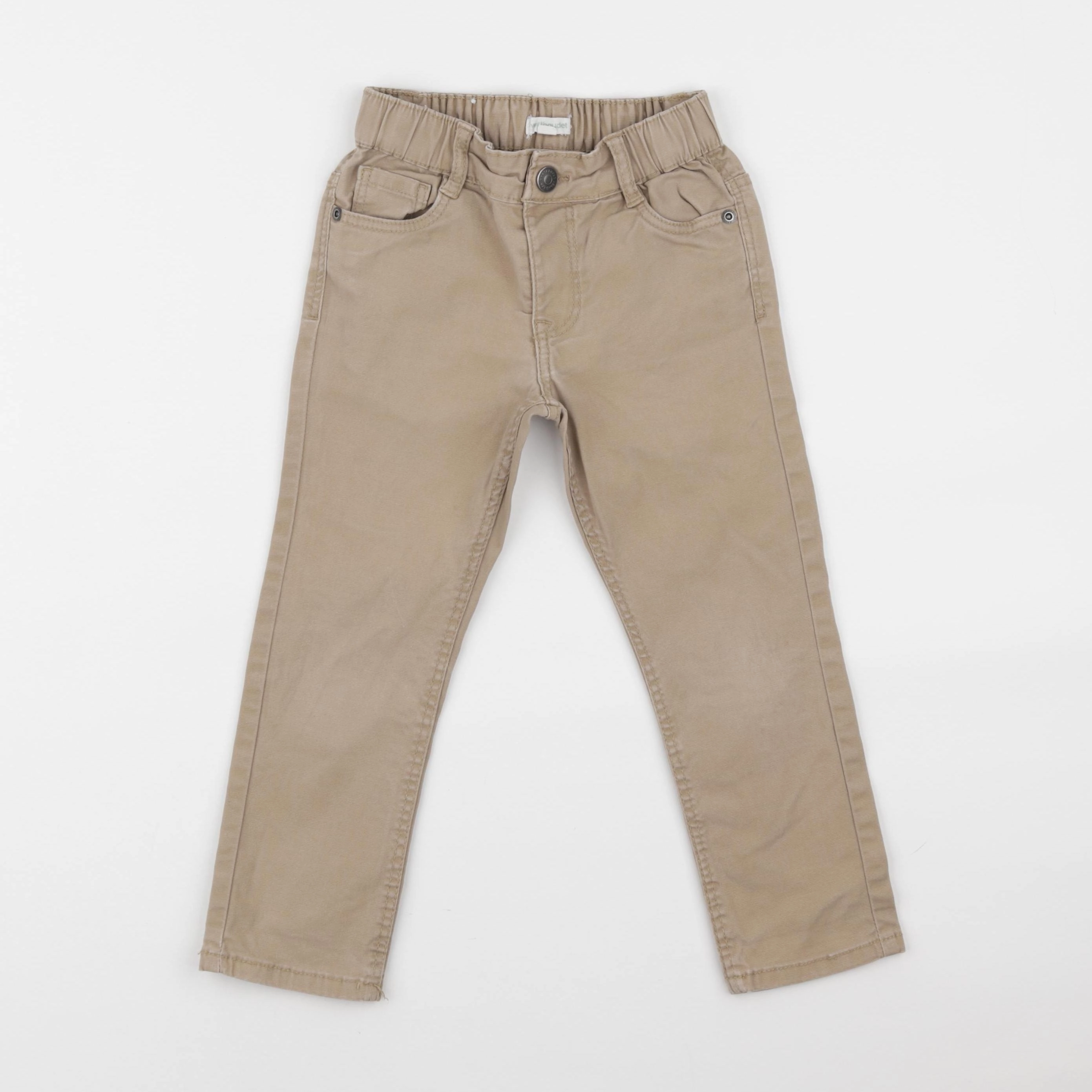 Vertbaudet - pantalon beige - 4 ans