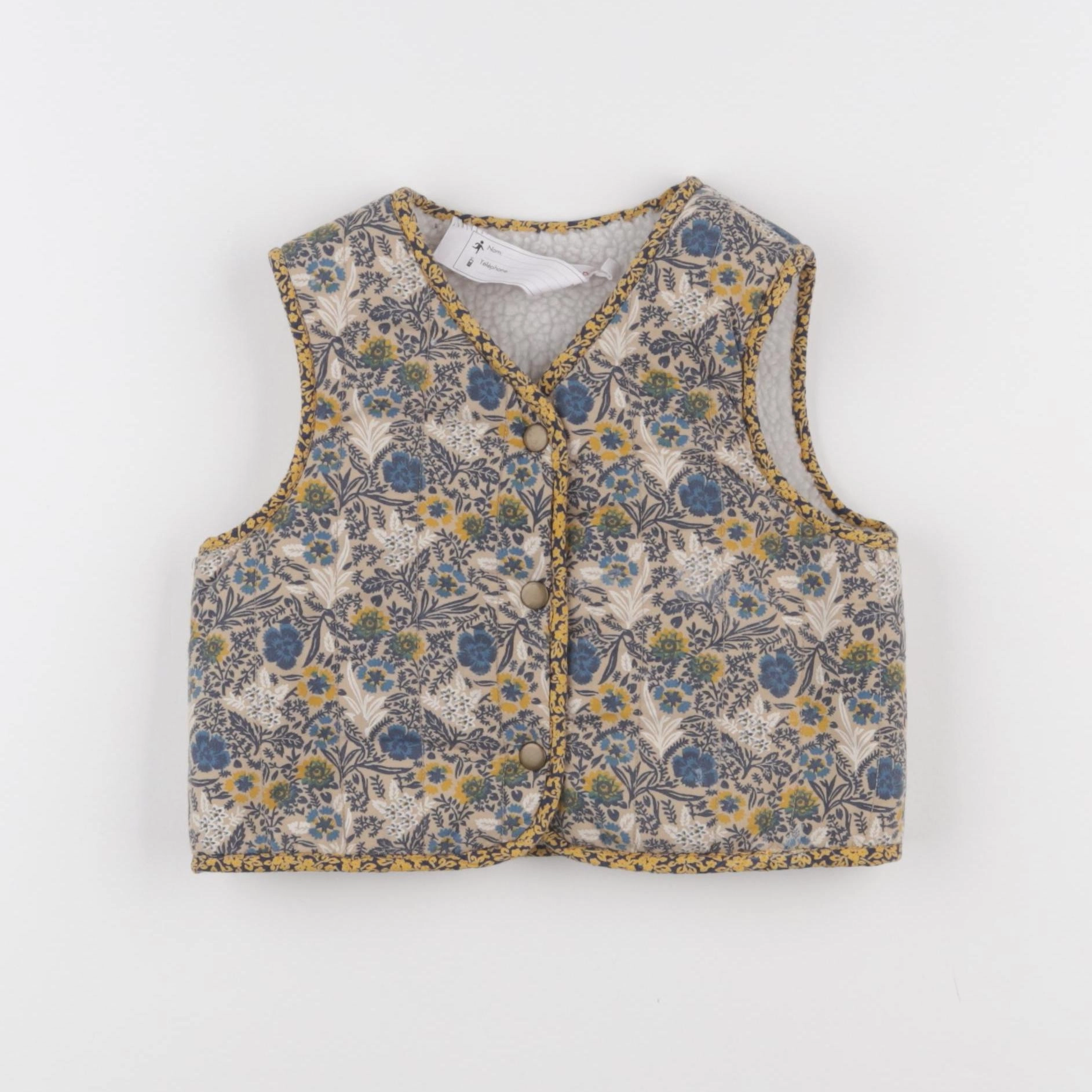 Monoprix - veste beige - 3 ans