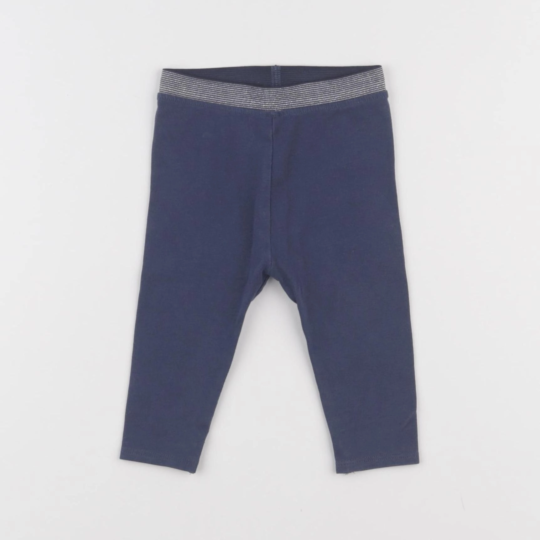 Vertbaudet - legging bleu - 6/9 mois