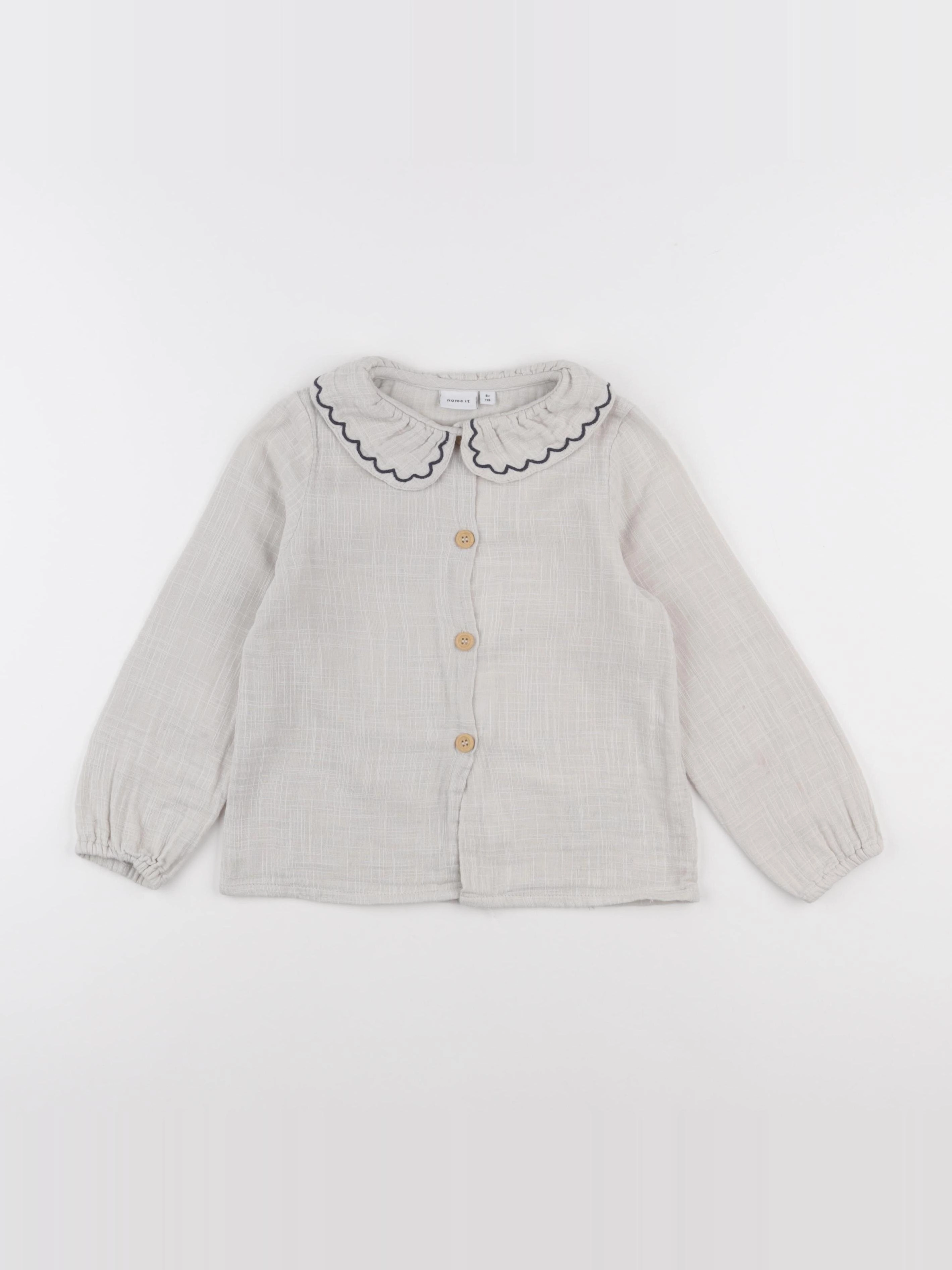 Name it - blouse gris - 6 ans