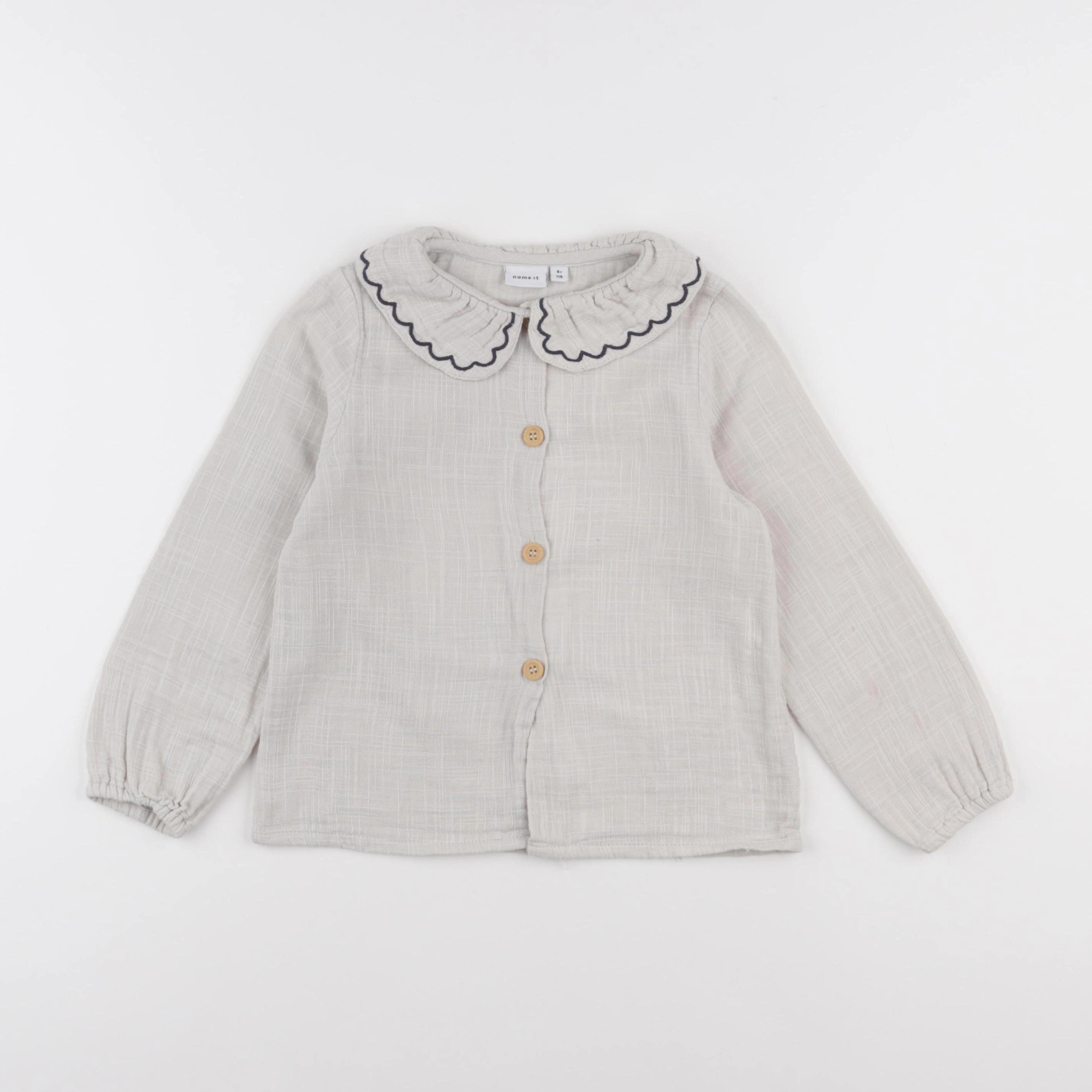 Name it - blouse gris - 6 ans
