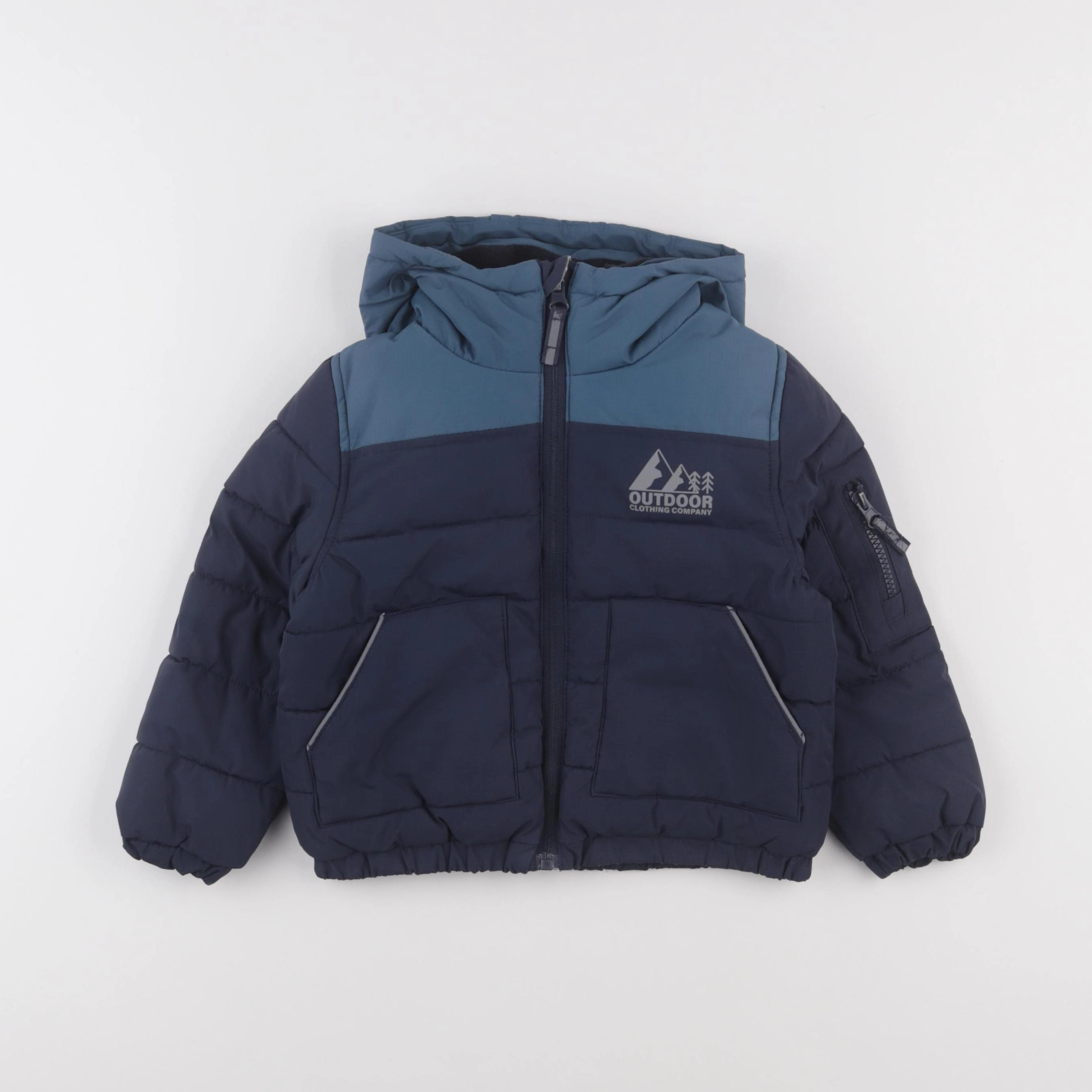 Vertbaudet - doudoune bleu - 3 ans