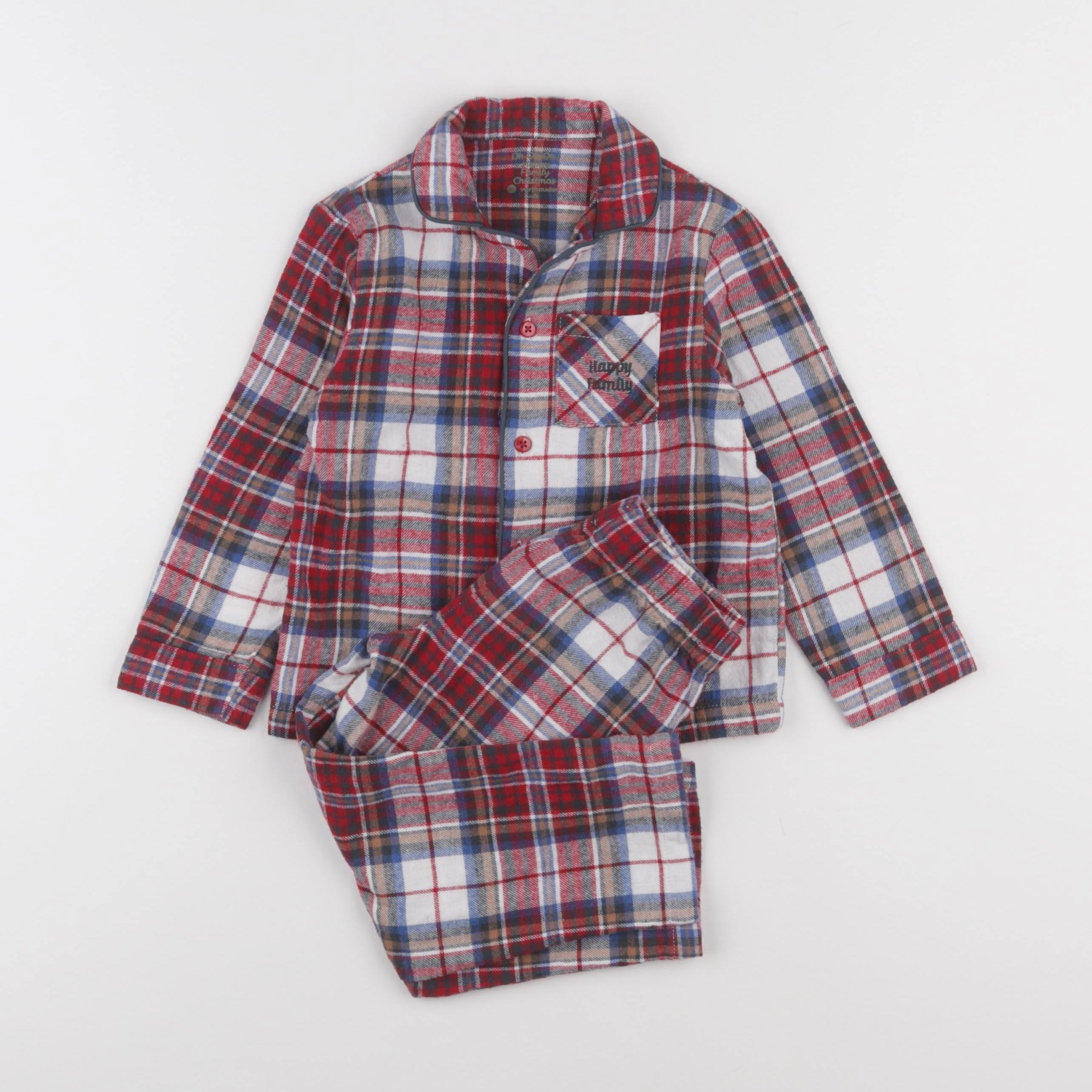 Vertbaudet - pyjama velours multicolore - 3 ans
