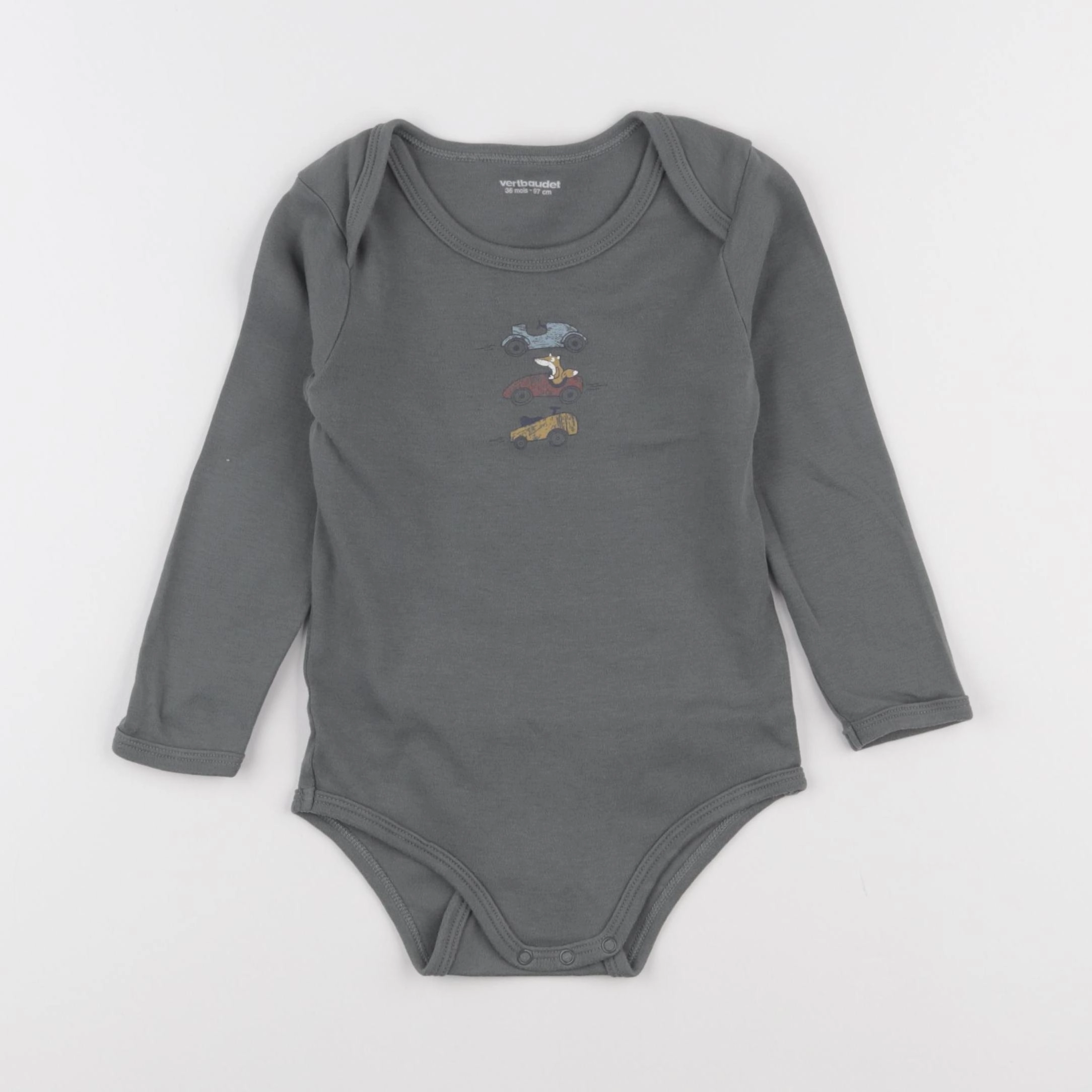 Vertbaudet - body vert - 36 mois