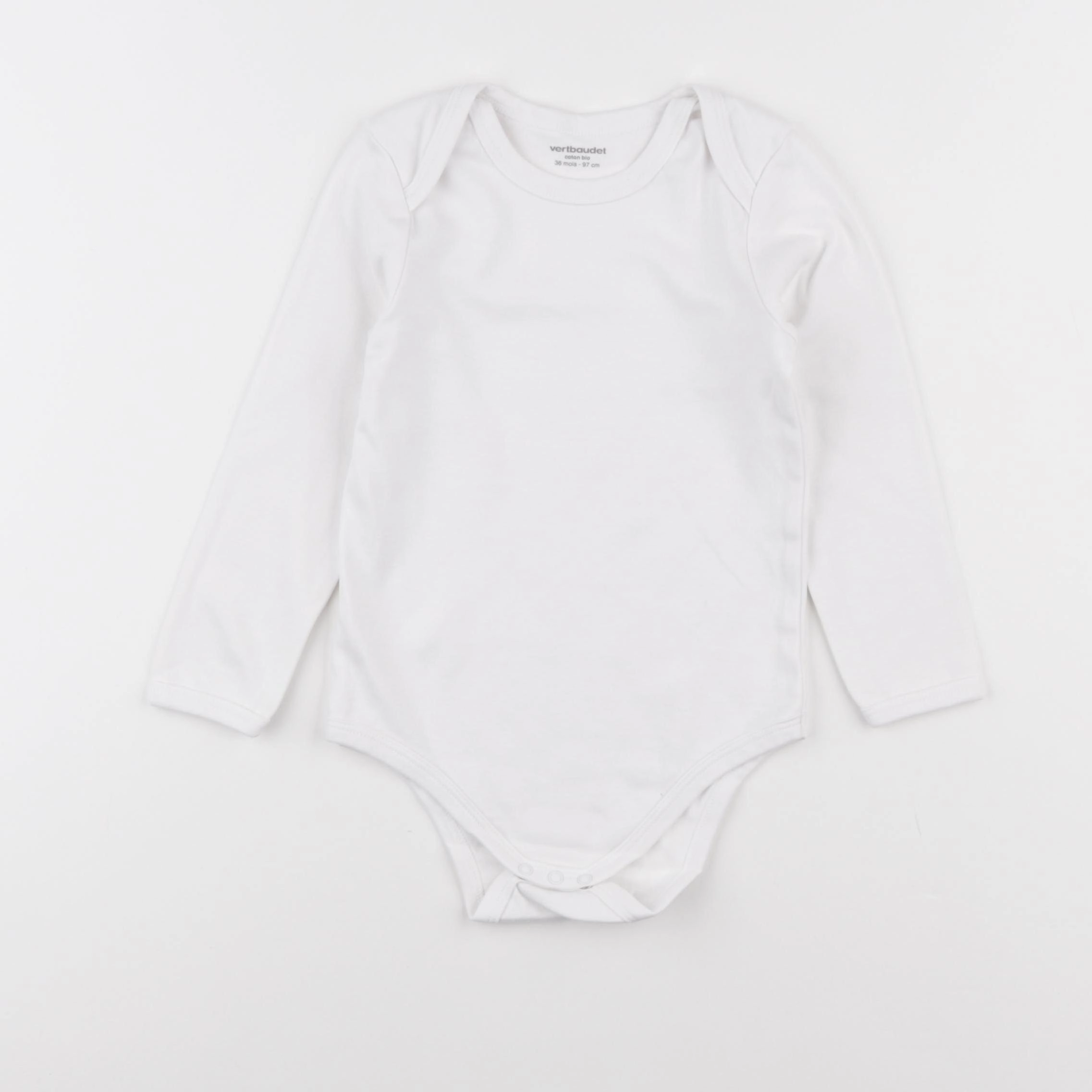 Vertbaudet - body blanc - 36 mois