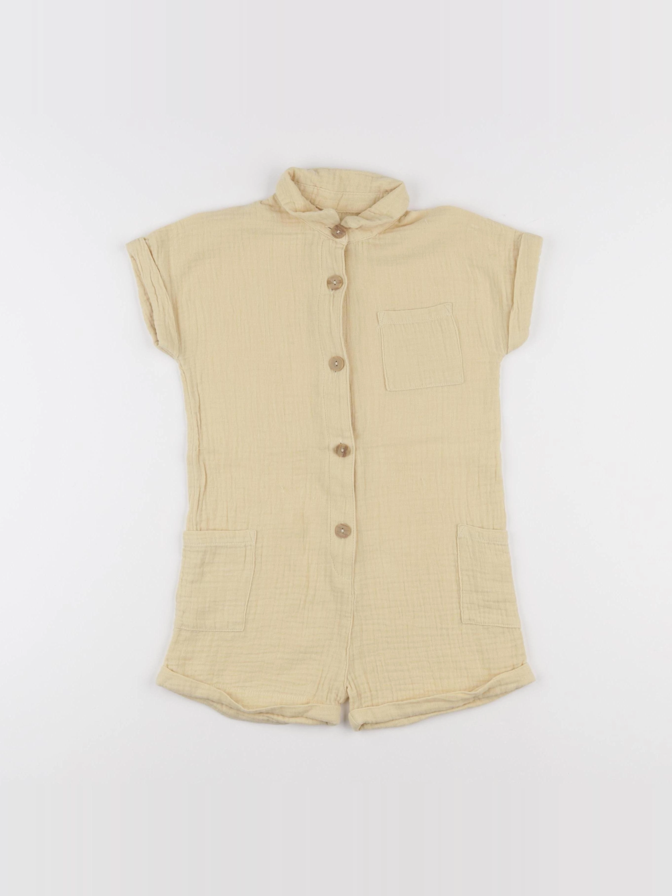Vertbaudet - salopette jaune - 5 ans