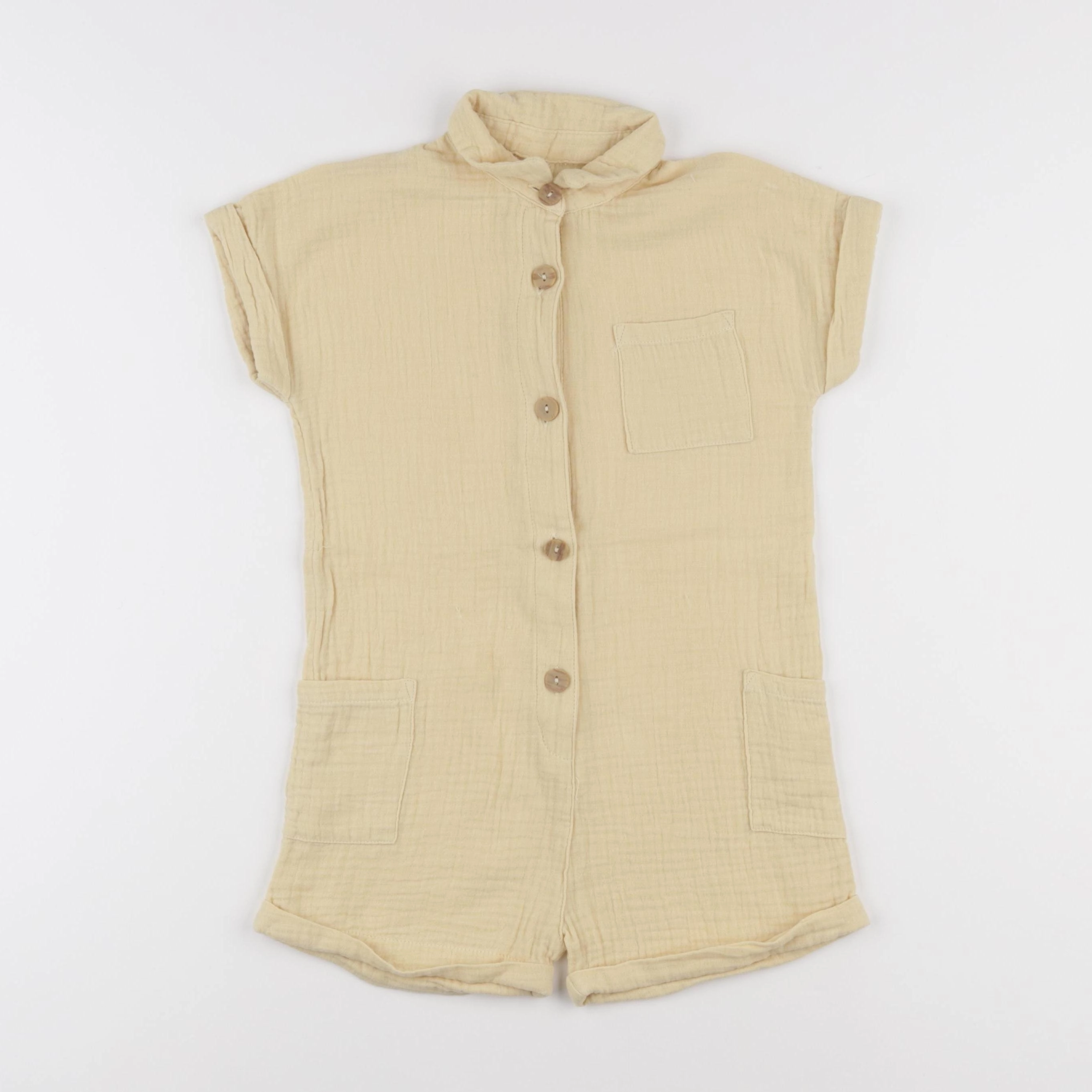 Vertbaudet - salopette jaune - 5 ans