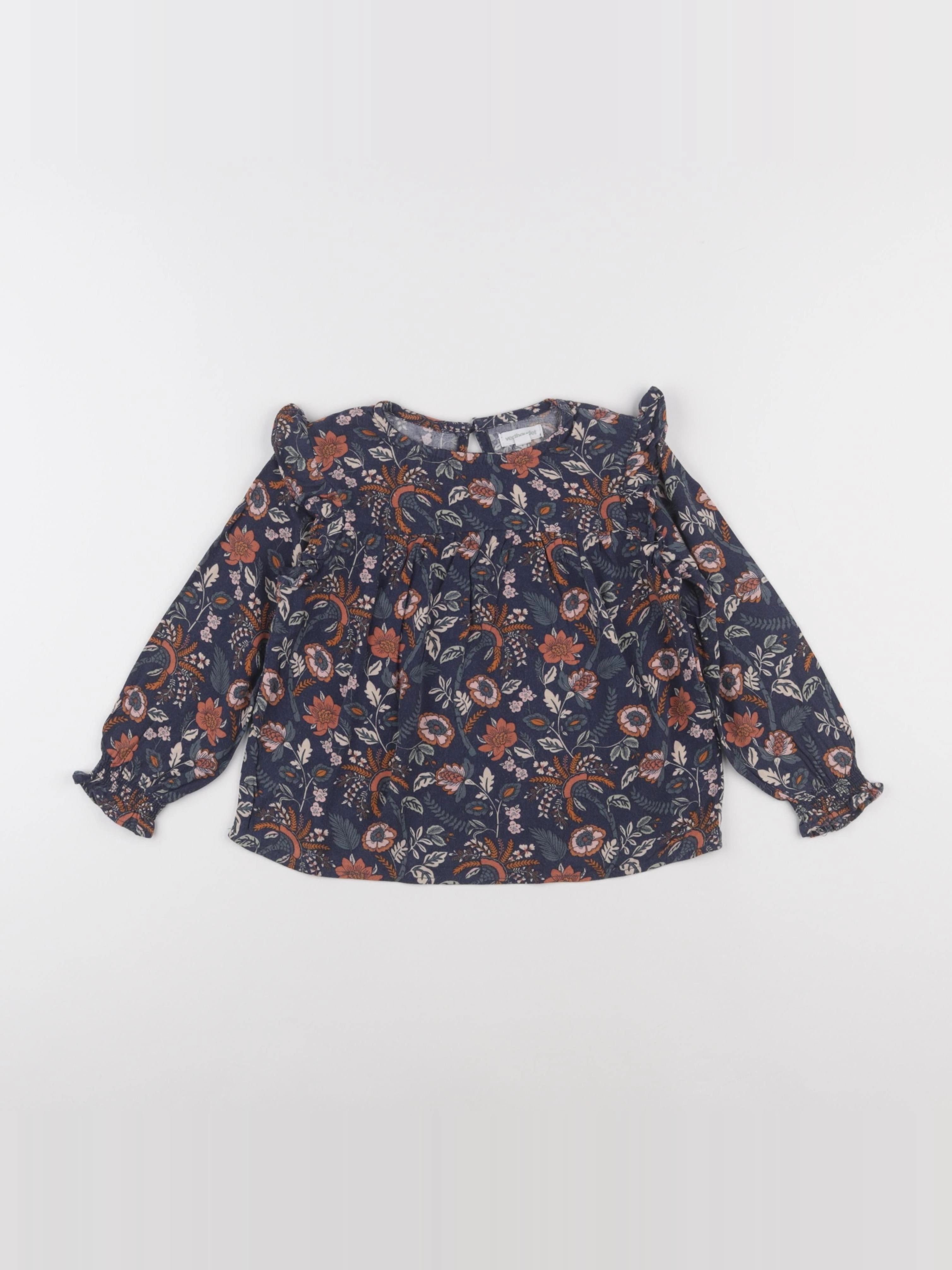 Vertbaudet - blouse multicolore - 5 ans