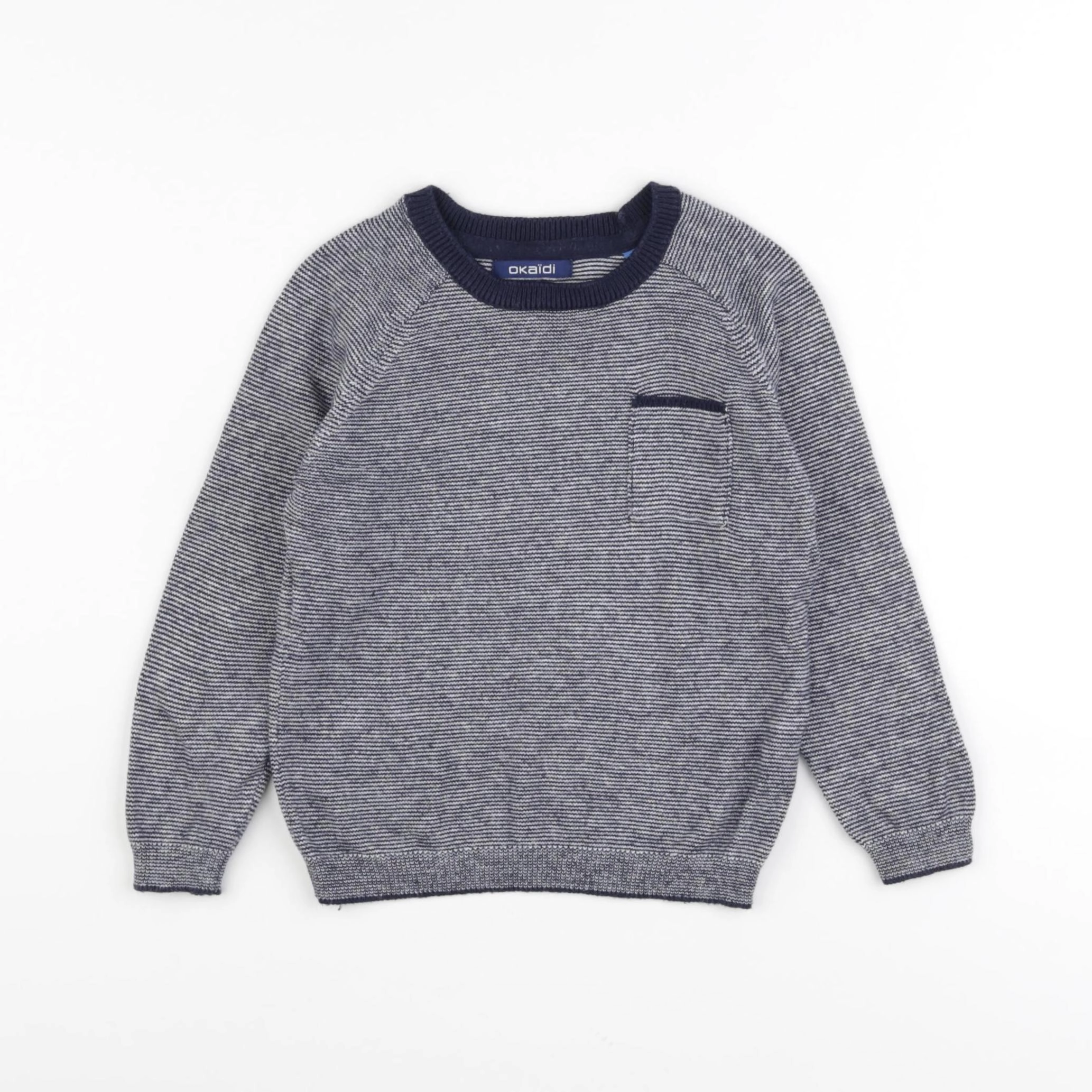 Okaidi - pull gris - 3 ans