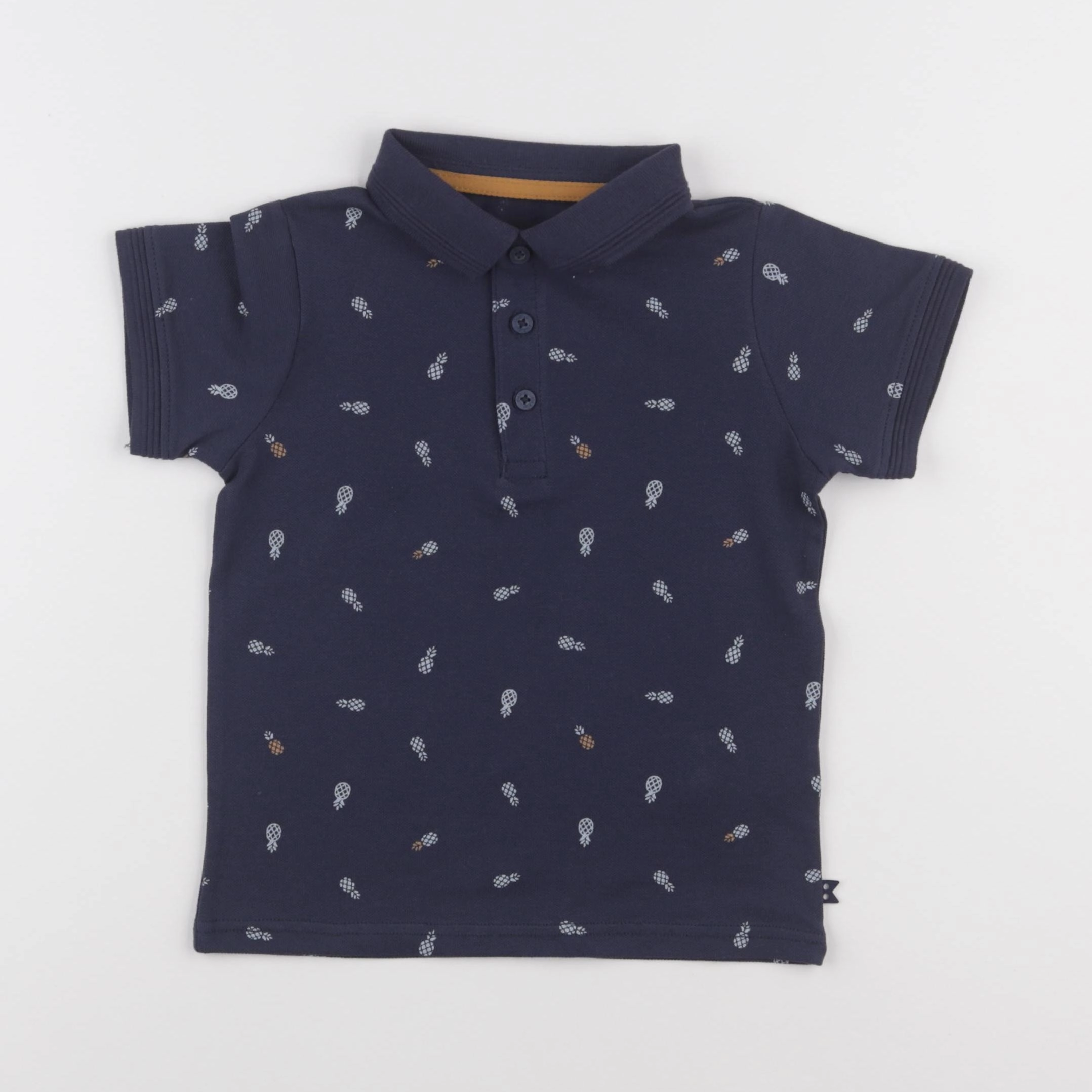 Okaidi - polo bleu - 3 ans