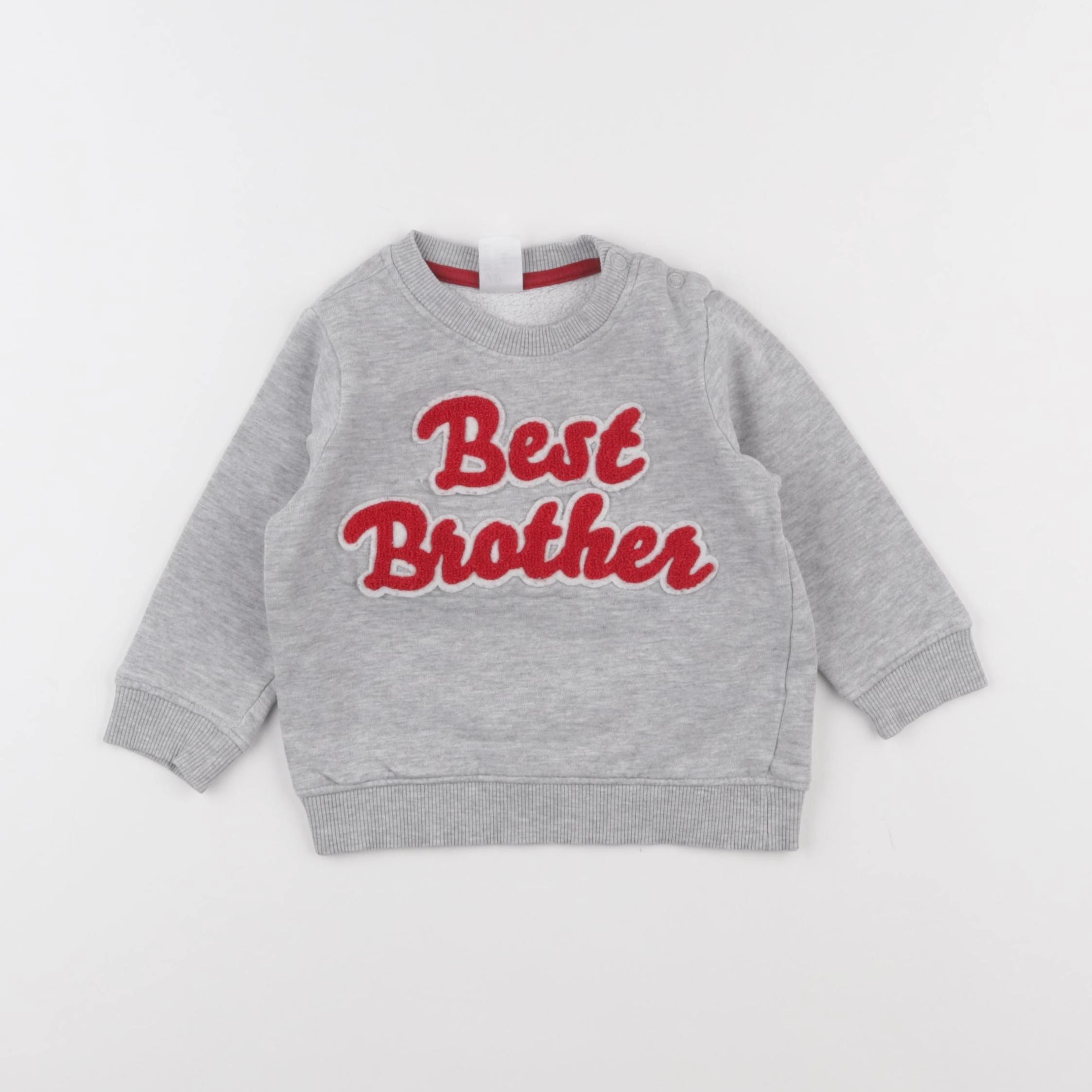 H&M - sweat gris - 9/12 mois