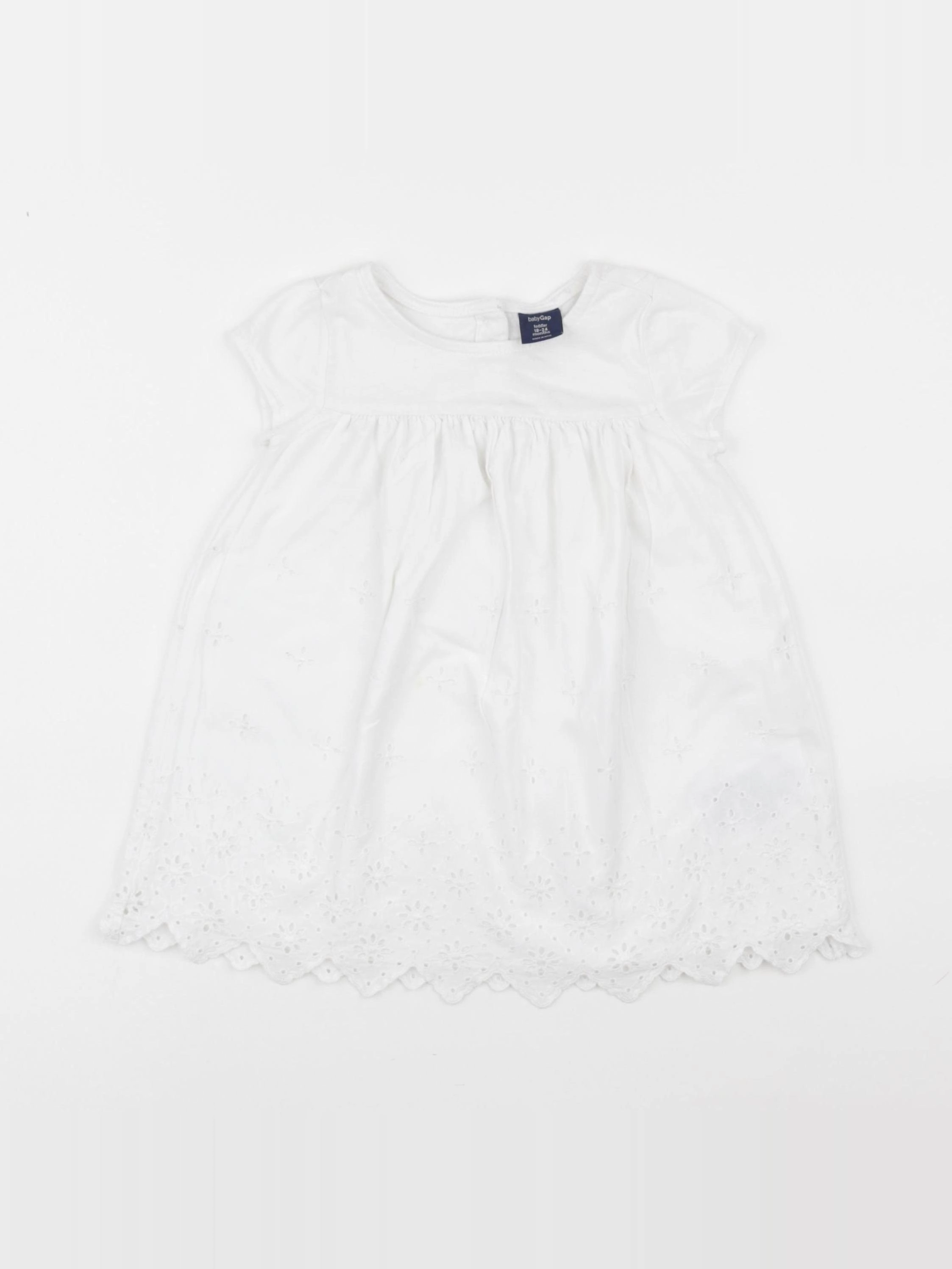GAP - tee-shirt blanc - 18/24 mois