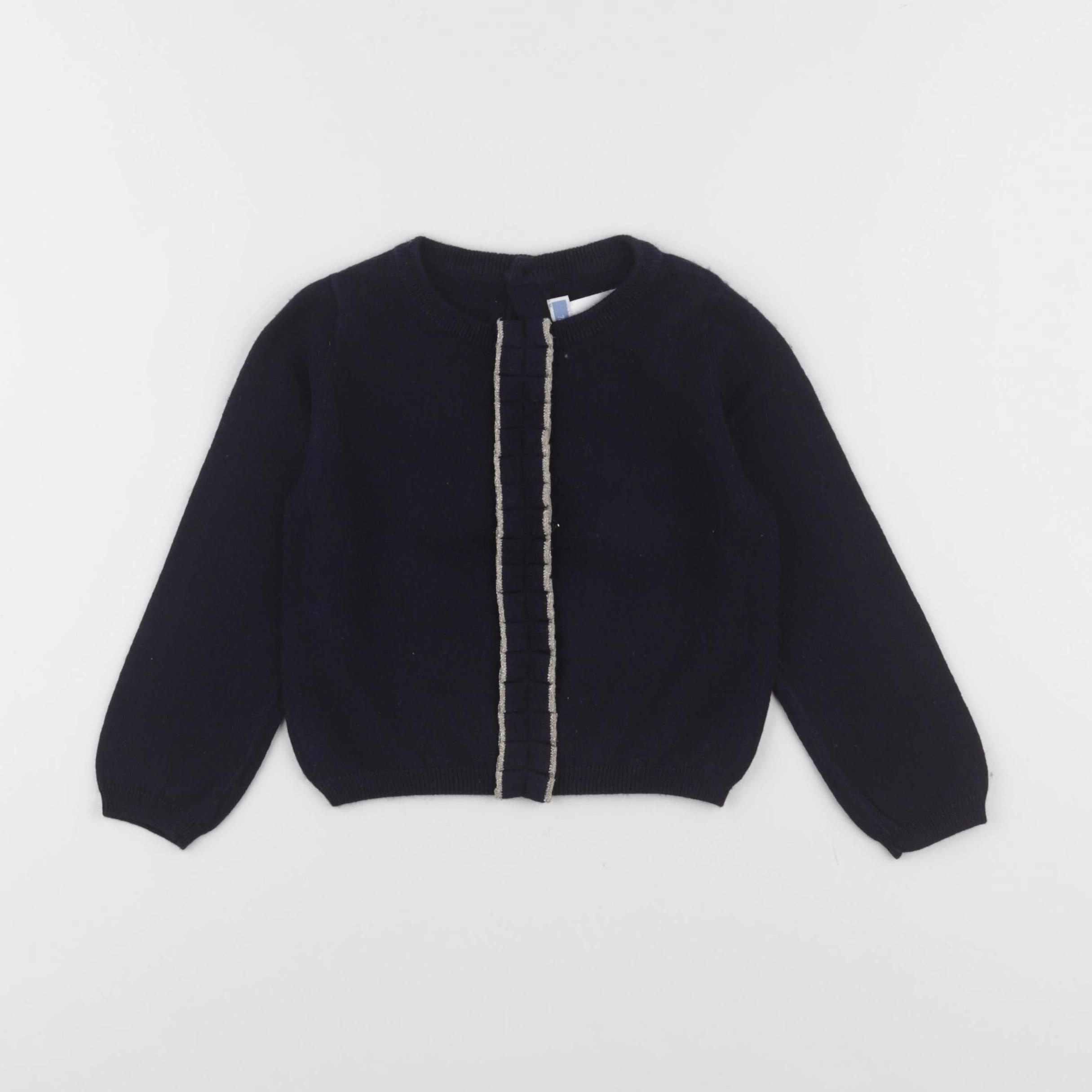 Jacadi - pull bleu - 36 mois