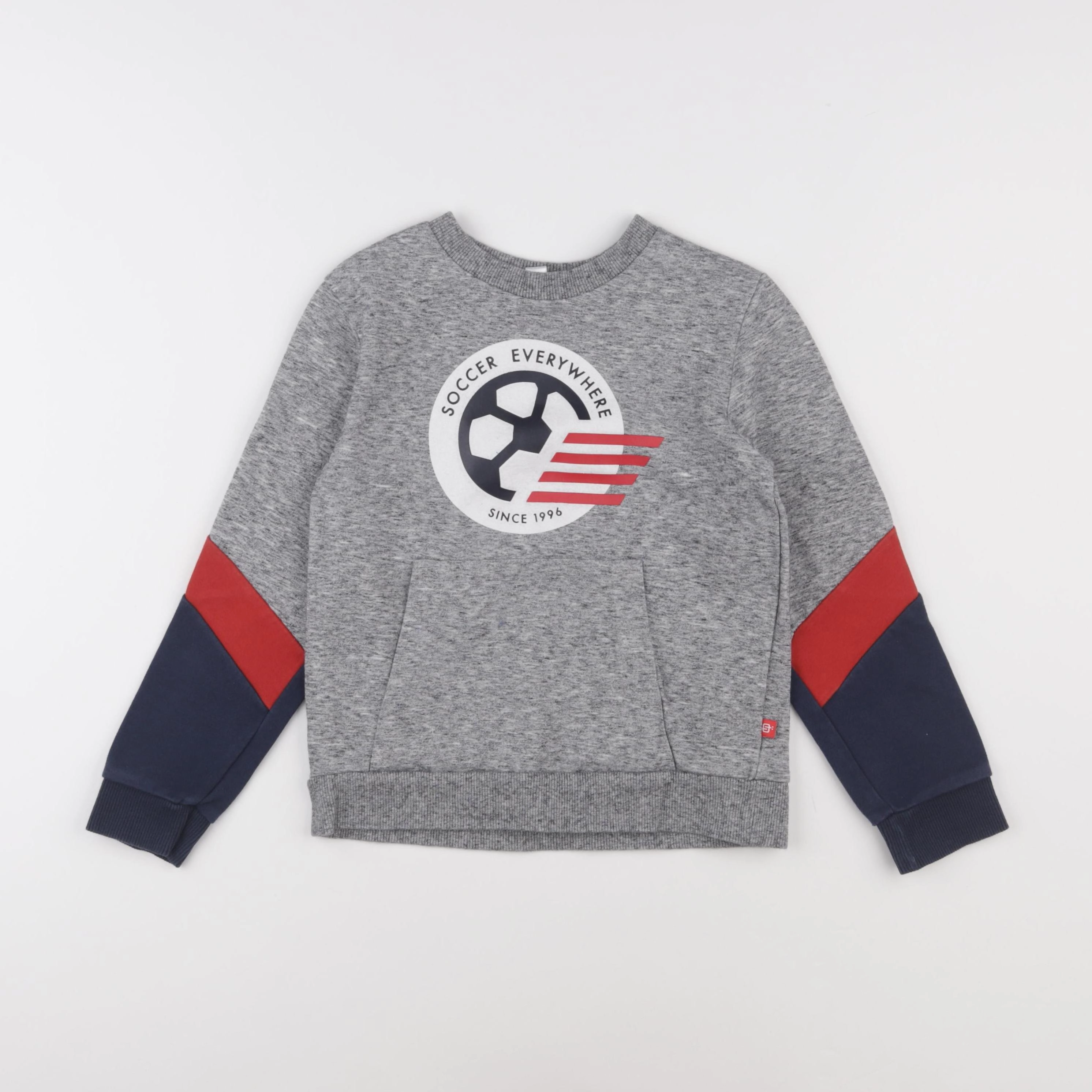 Okaidi - sweat gris - 8 ans