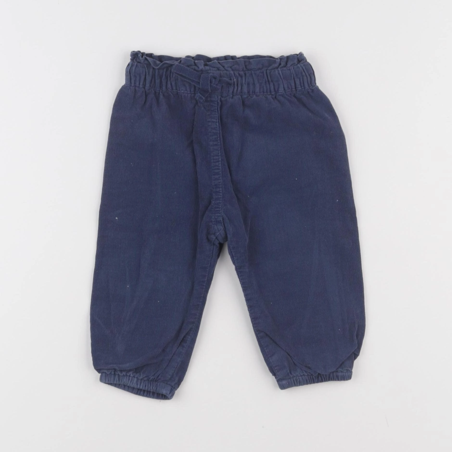 Boutchou - pantalon doublé bleu - 6 mois