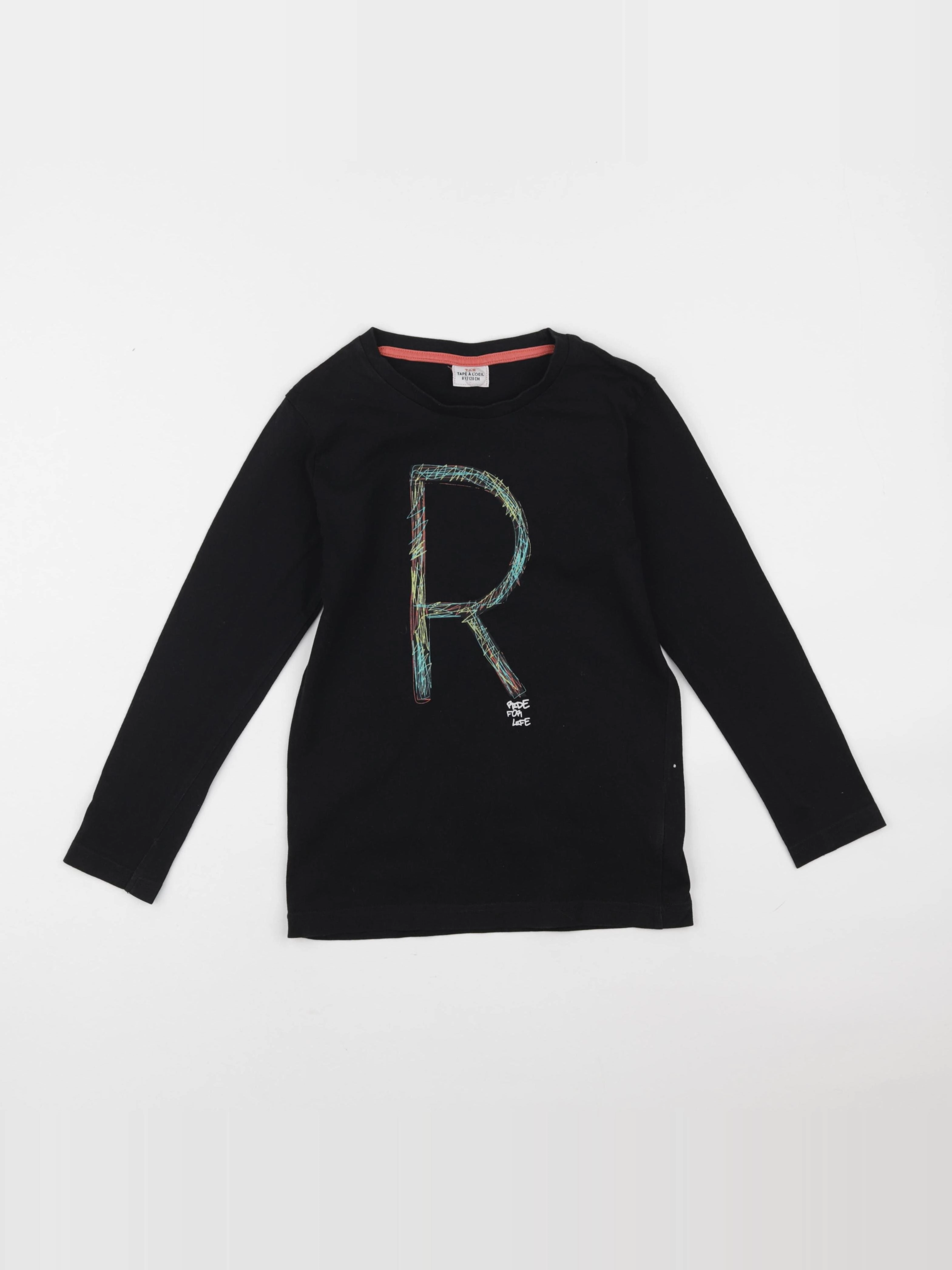 Tape à l'oeil - tee-shirt noir - 8 ans