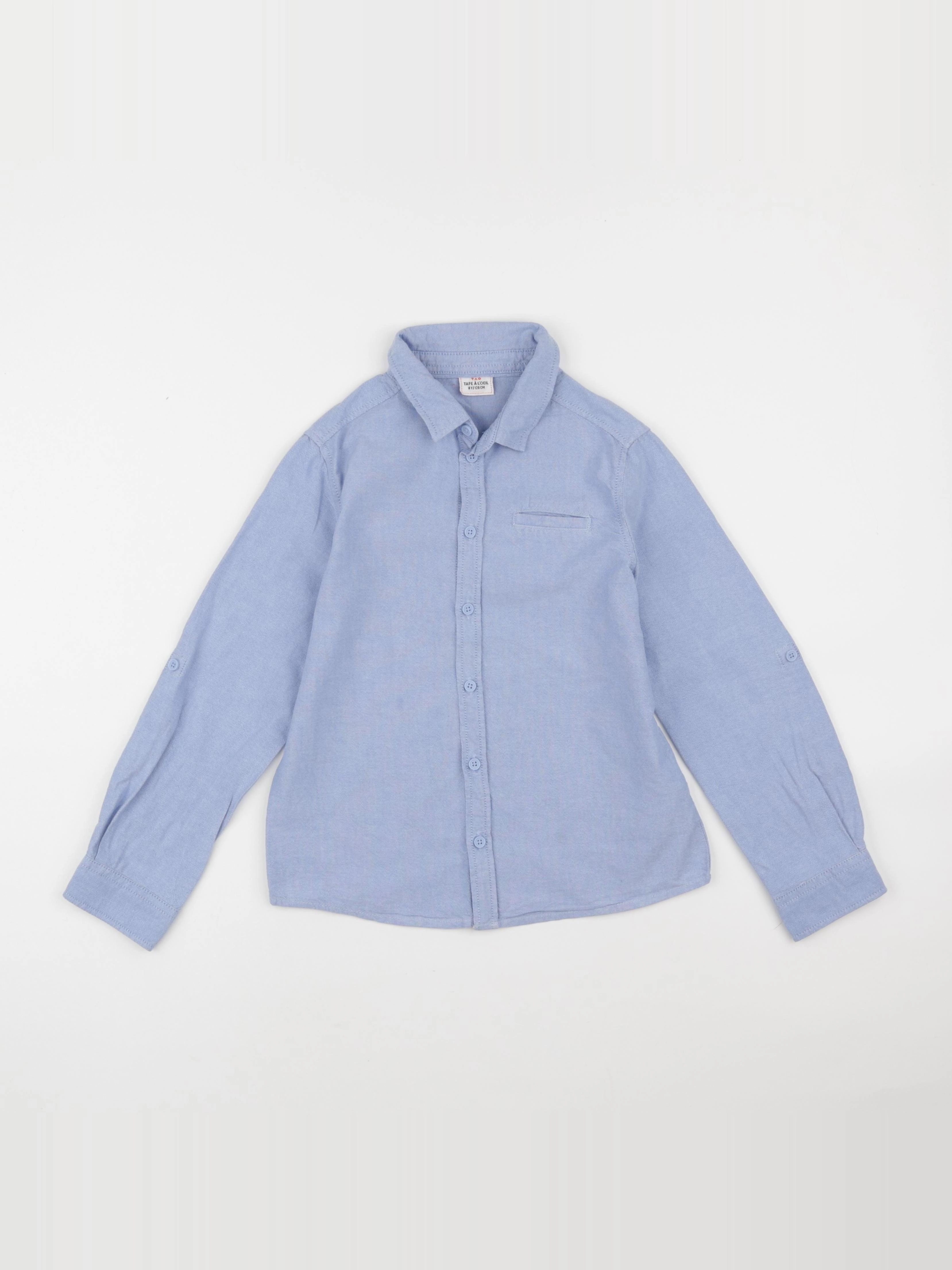 Tape à l'oeil - chemise bleu - 8 ans