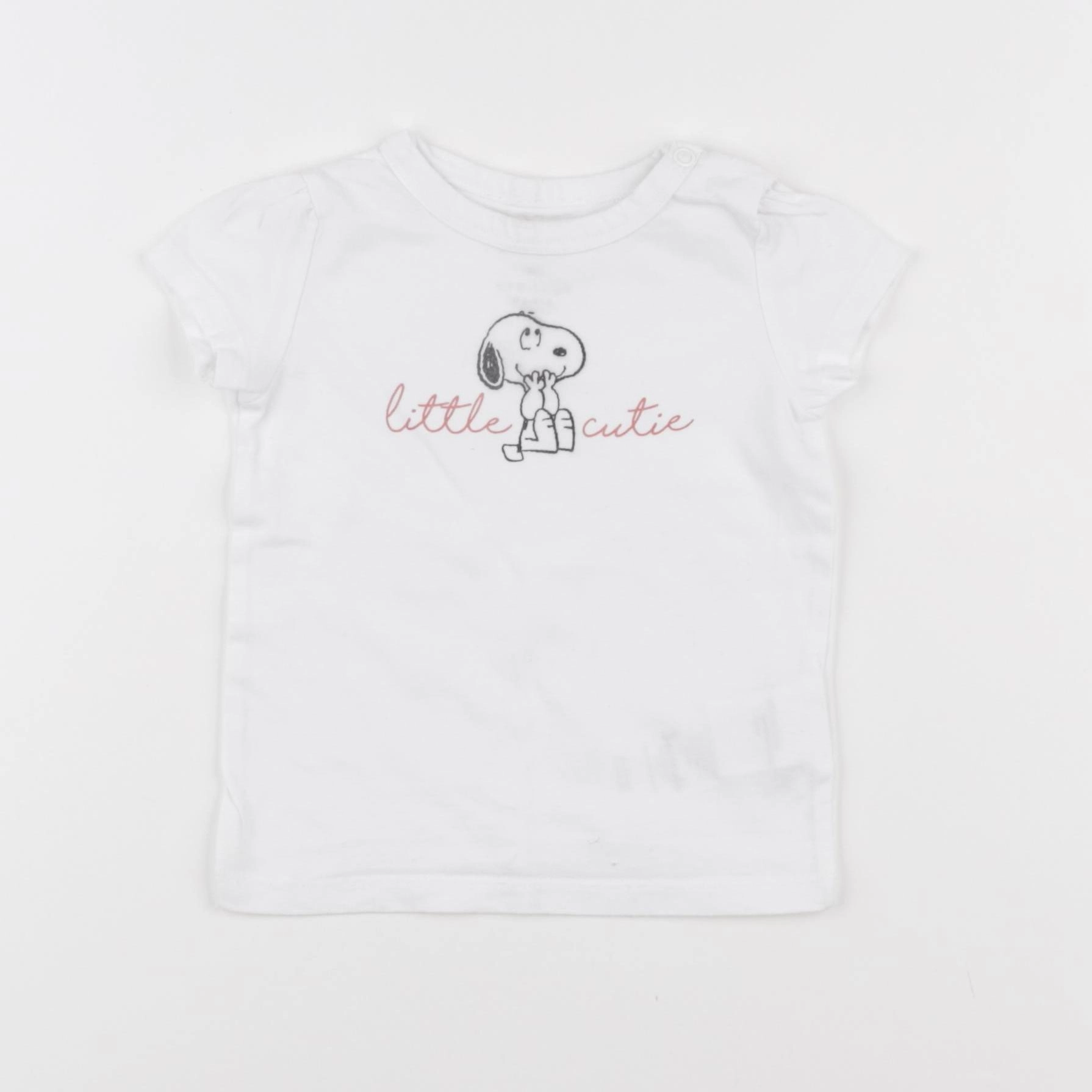 Cyrillus - tee-shirt blanc - 9 mois