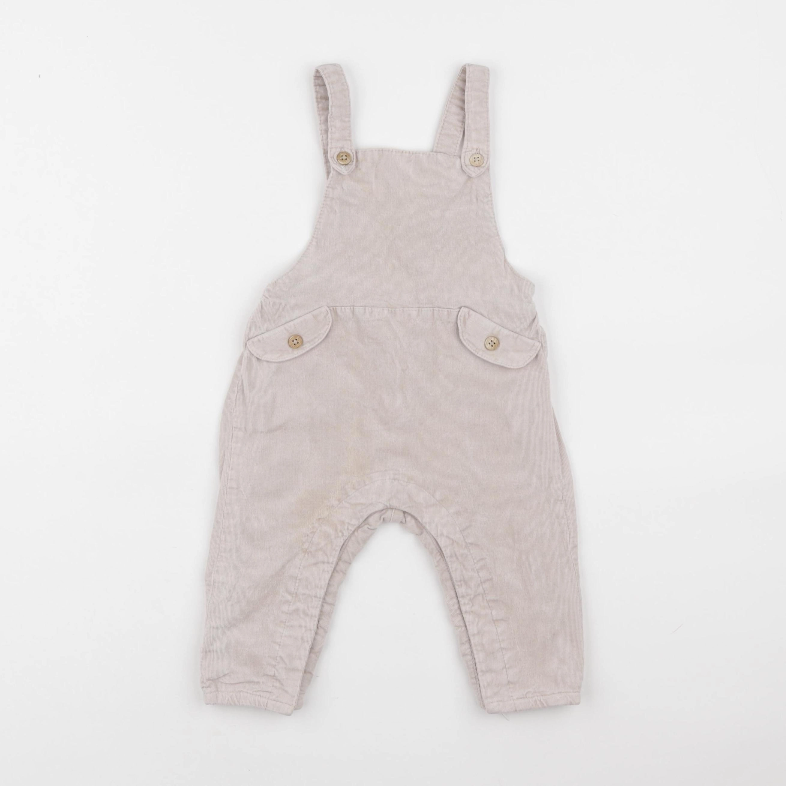 Zara - salopette beige - 6/9 mois