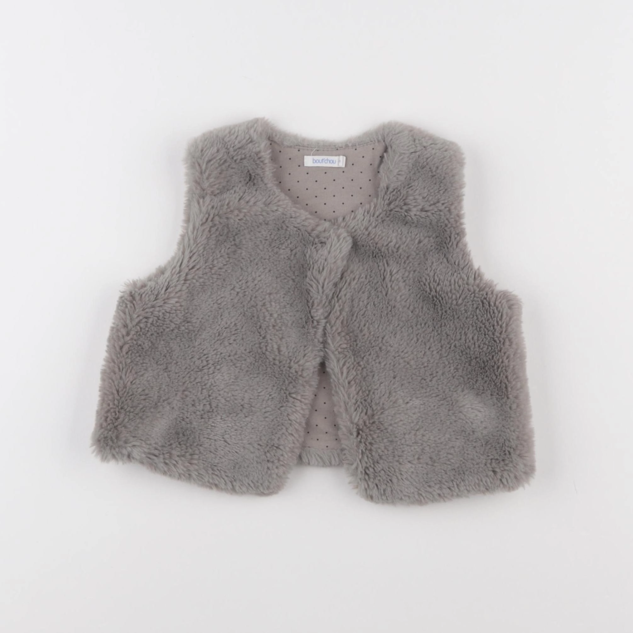 Boutchou - gilet gris - 12 mois