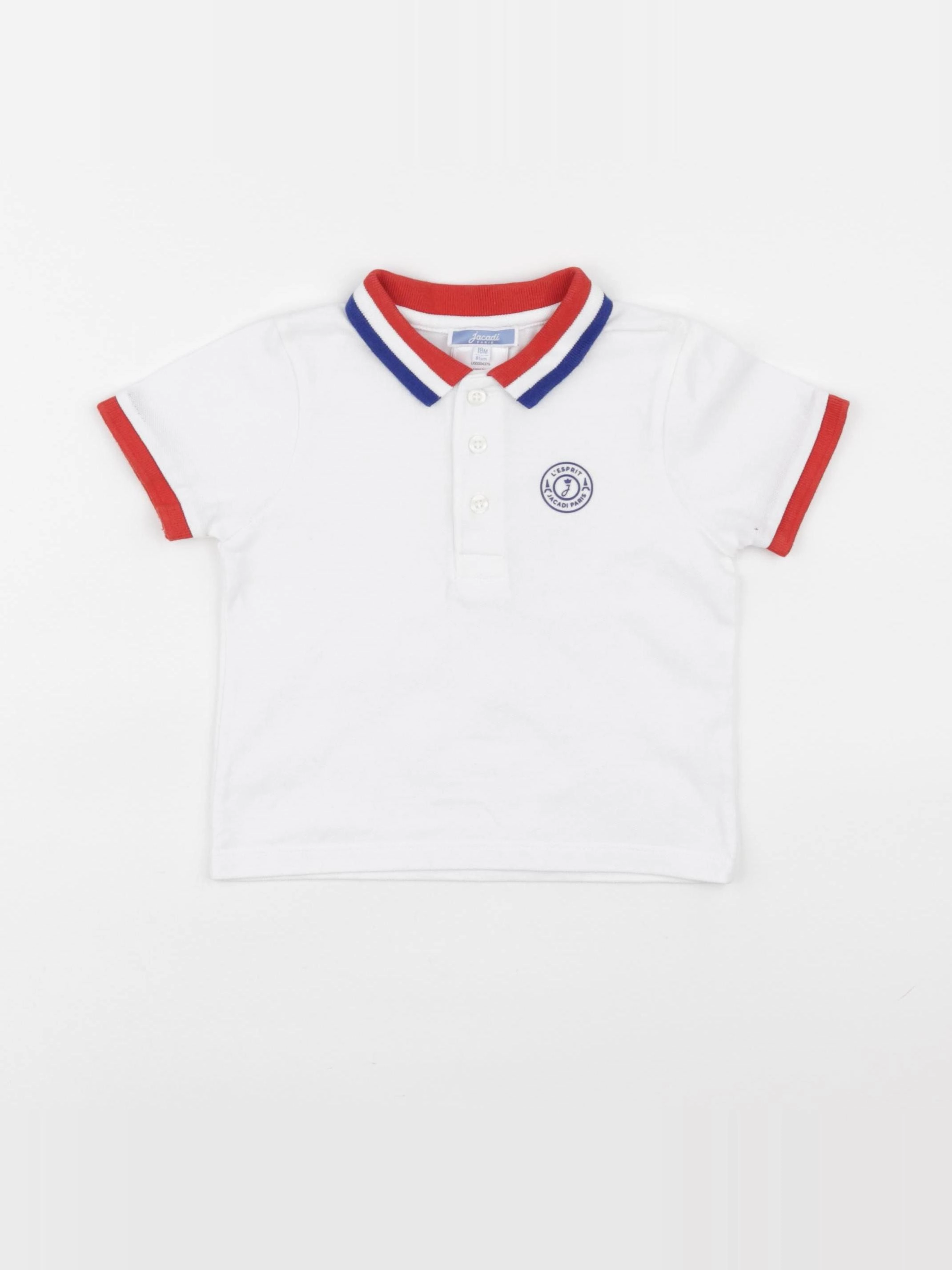 Jacadi - polo blanc - 18 mois