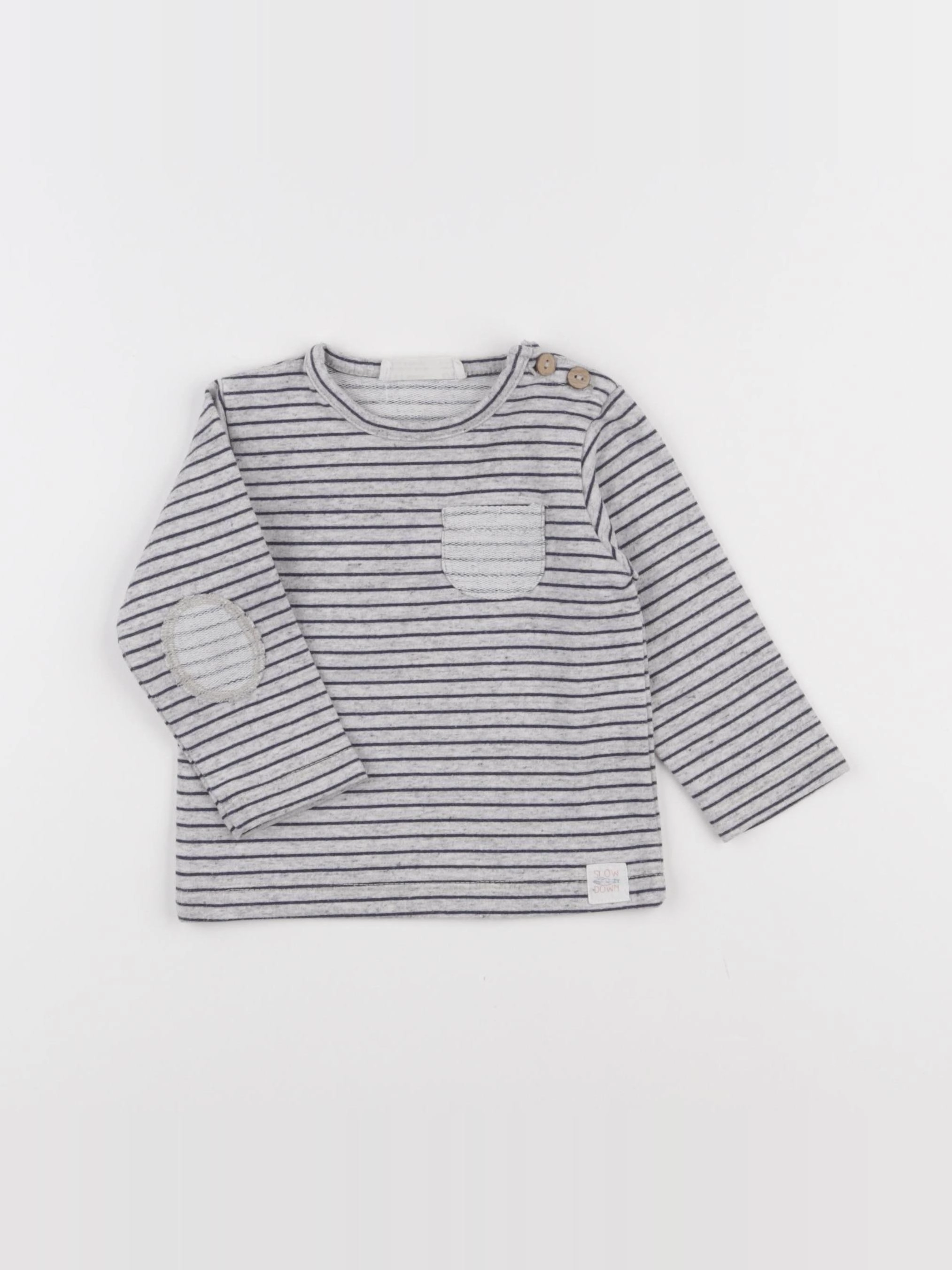 Zippy - tee-shirt gris - 6/9 mois