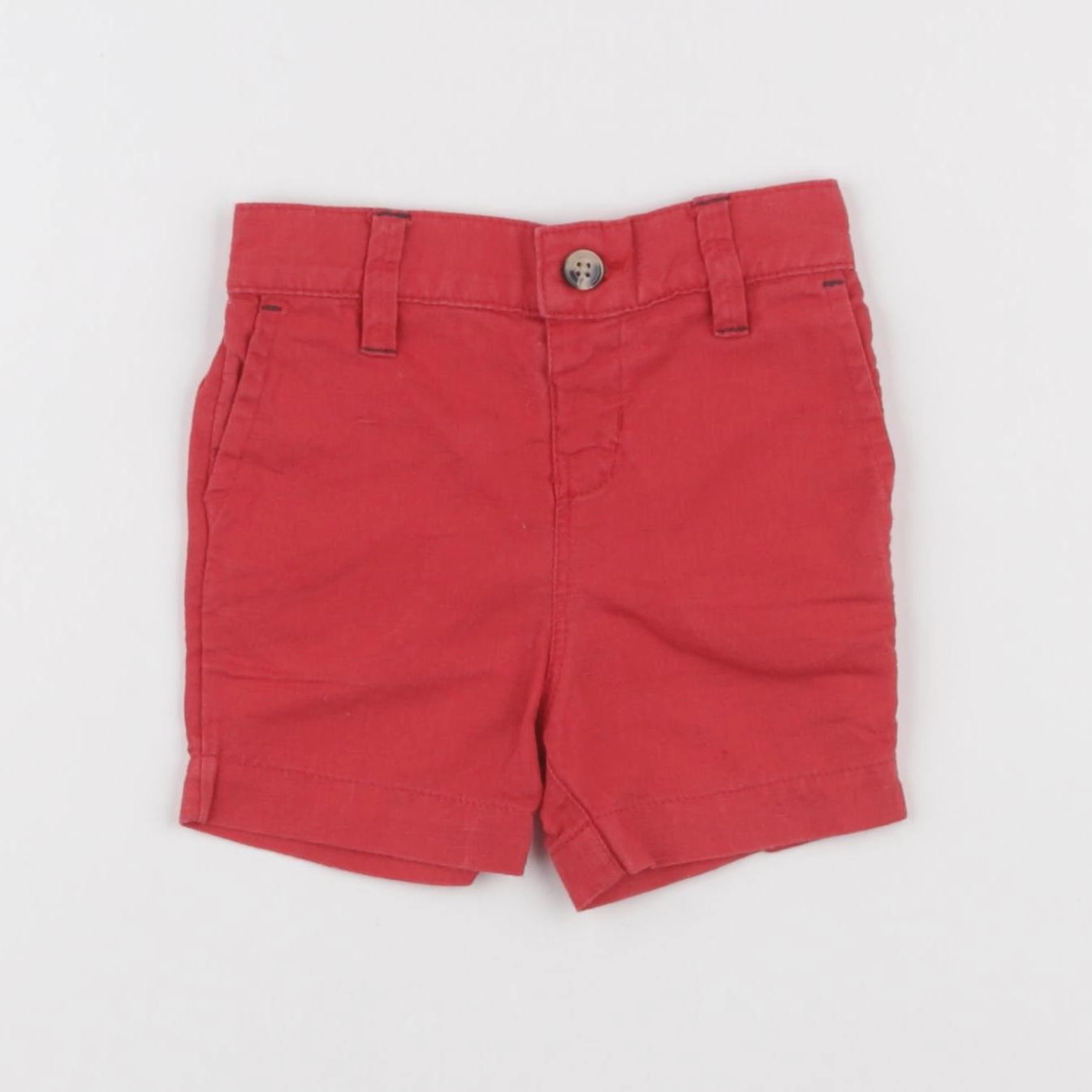 Cyrillus - short rouge - 3 mois