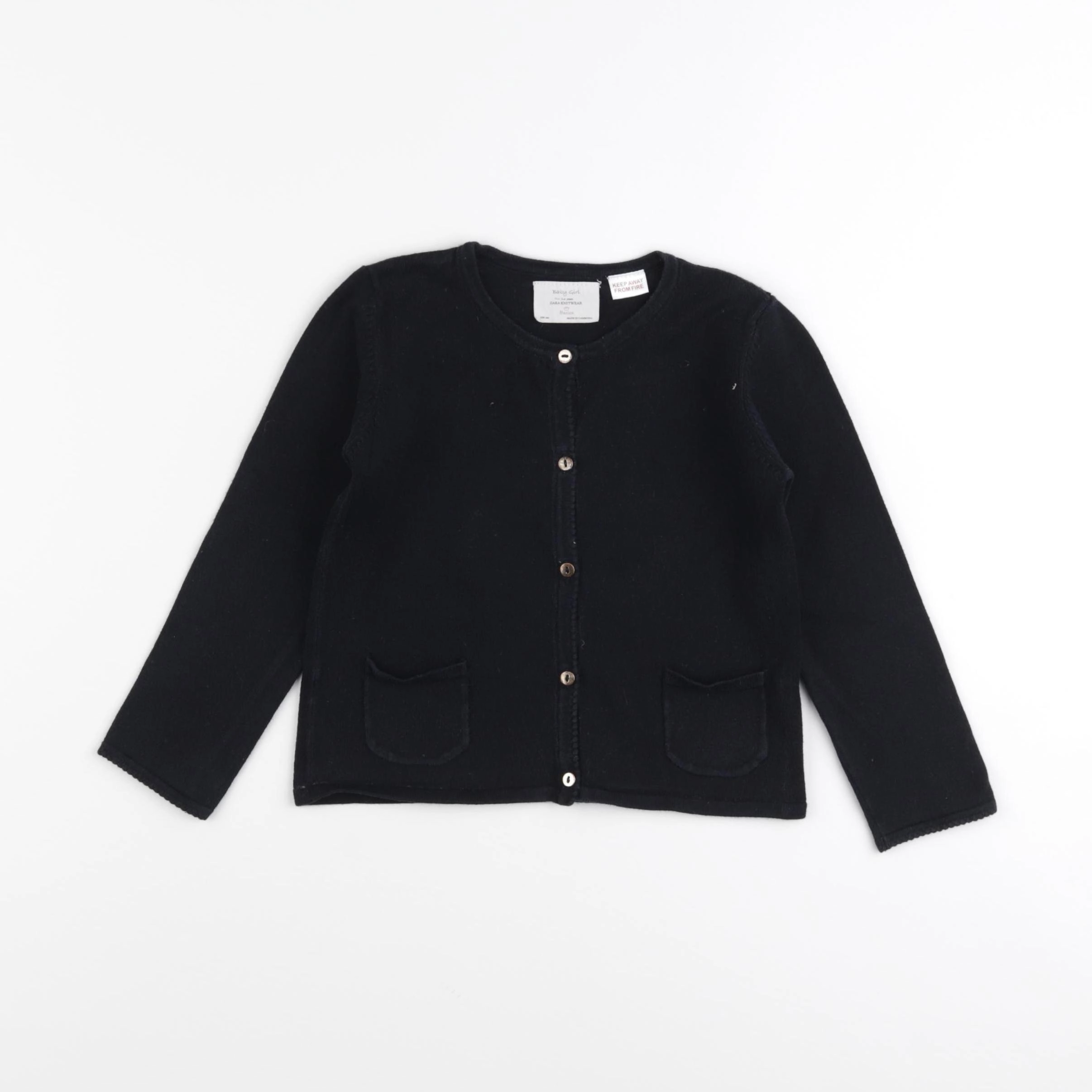 Zara - gilet bleu - 3/4 ans