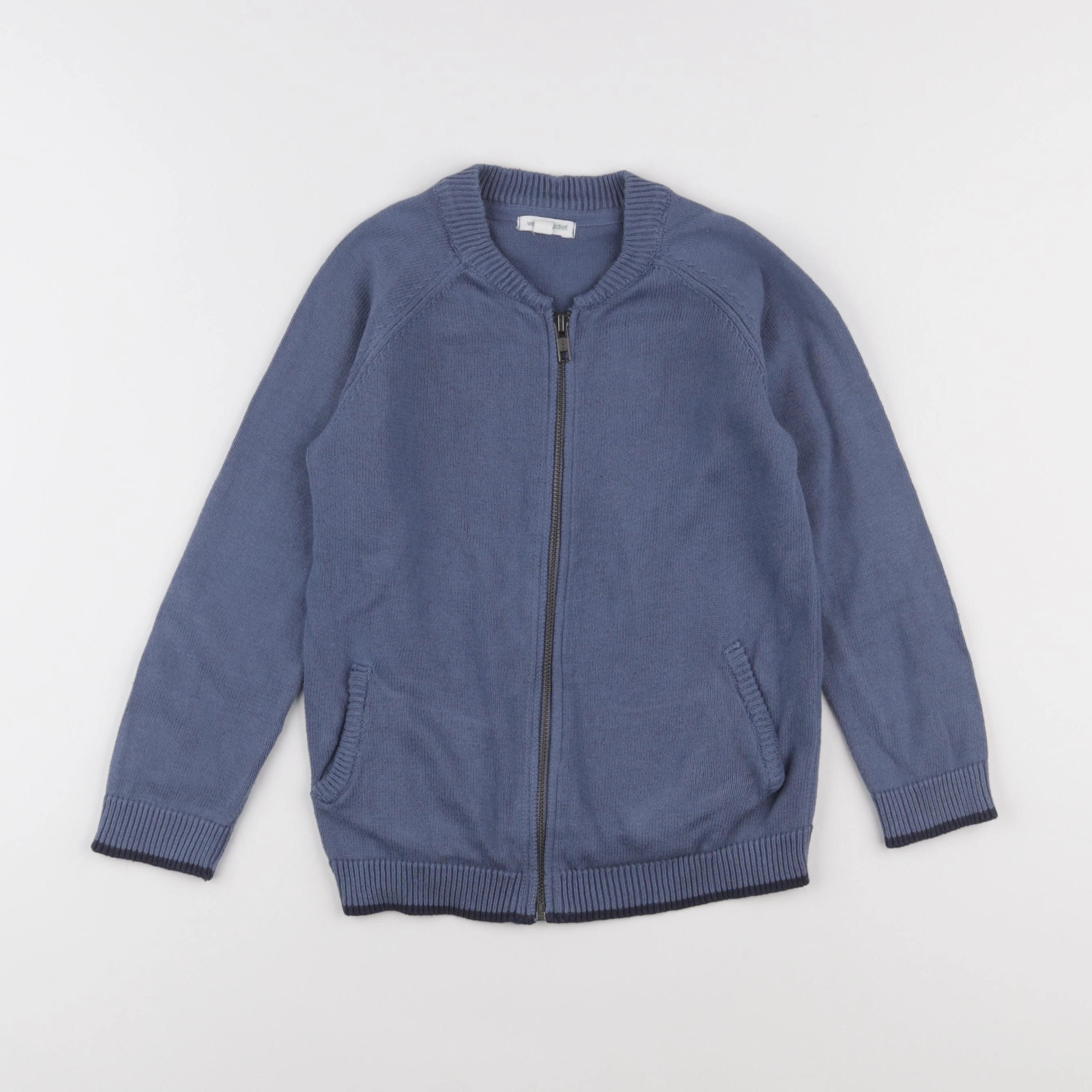 Vertbaudet - gilet bleu - 6 ans