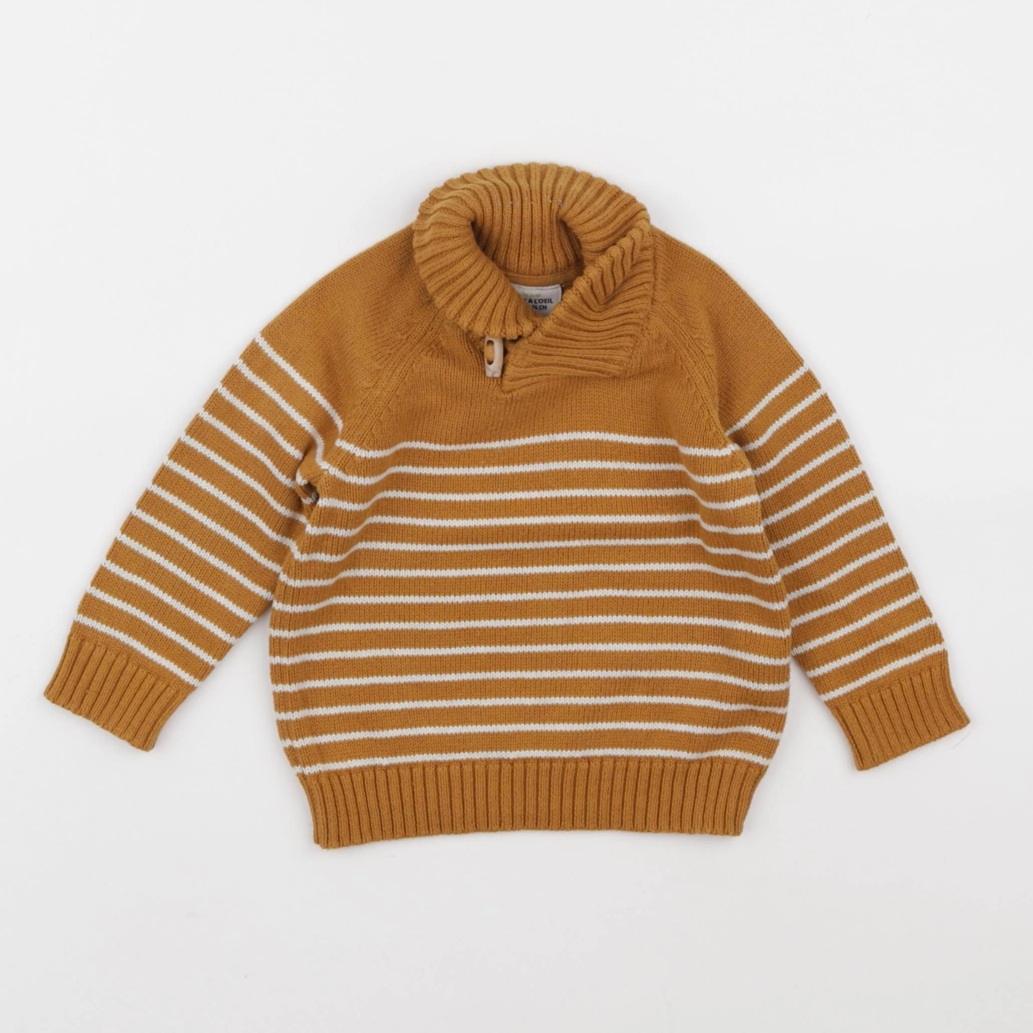 Tape à l'oeil - pull orange - 12 mois