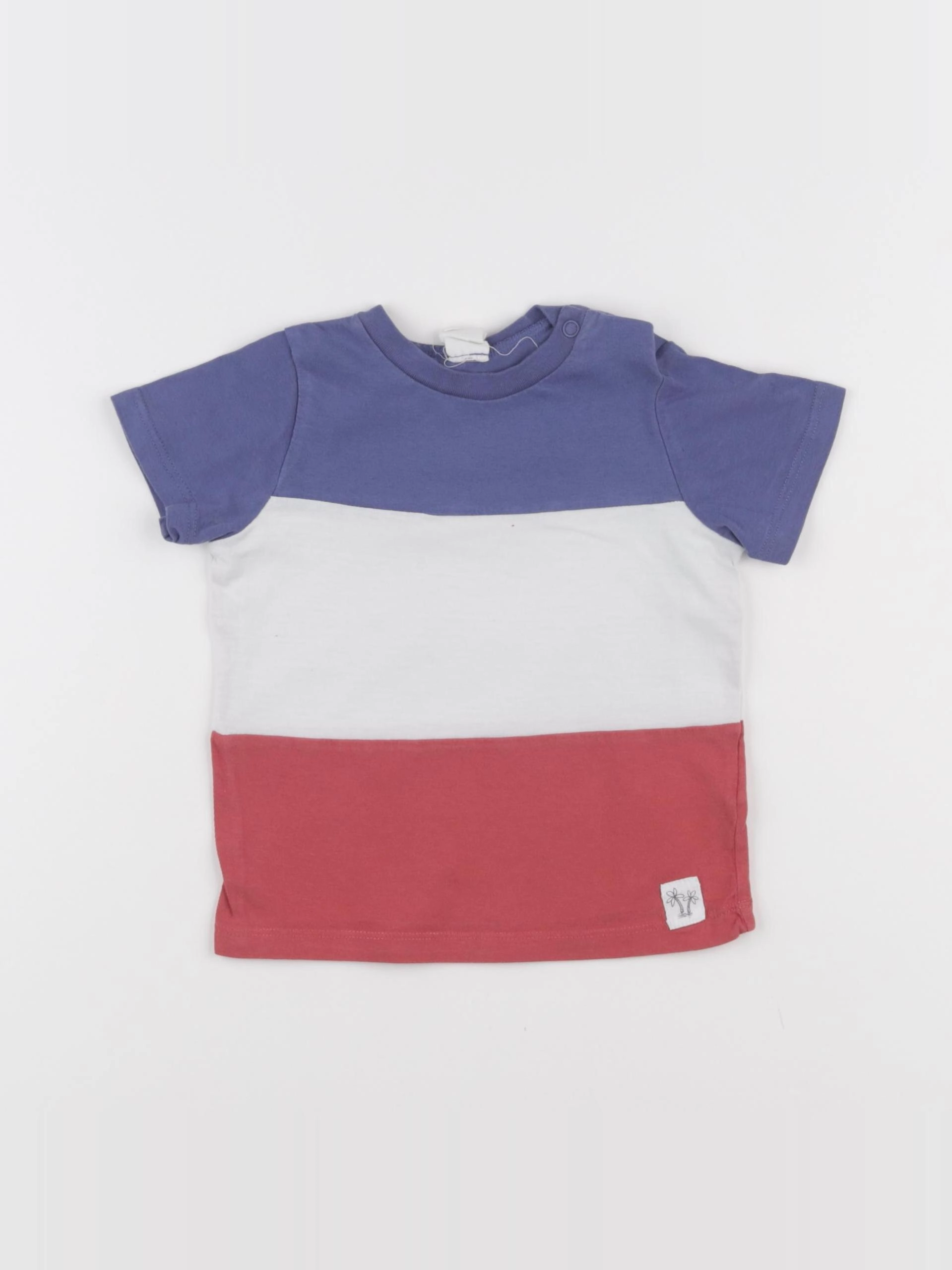 H&M - tee-shirt multicolore - 6/9 mois