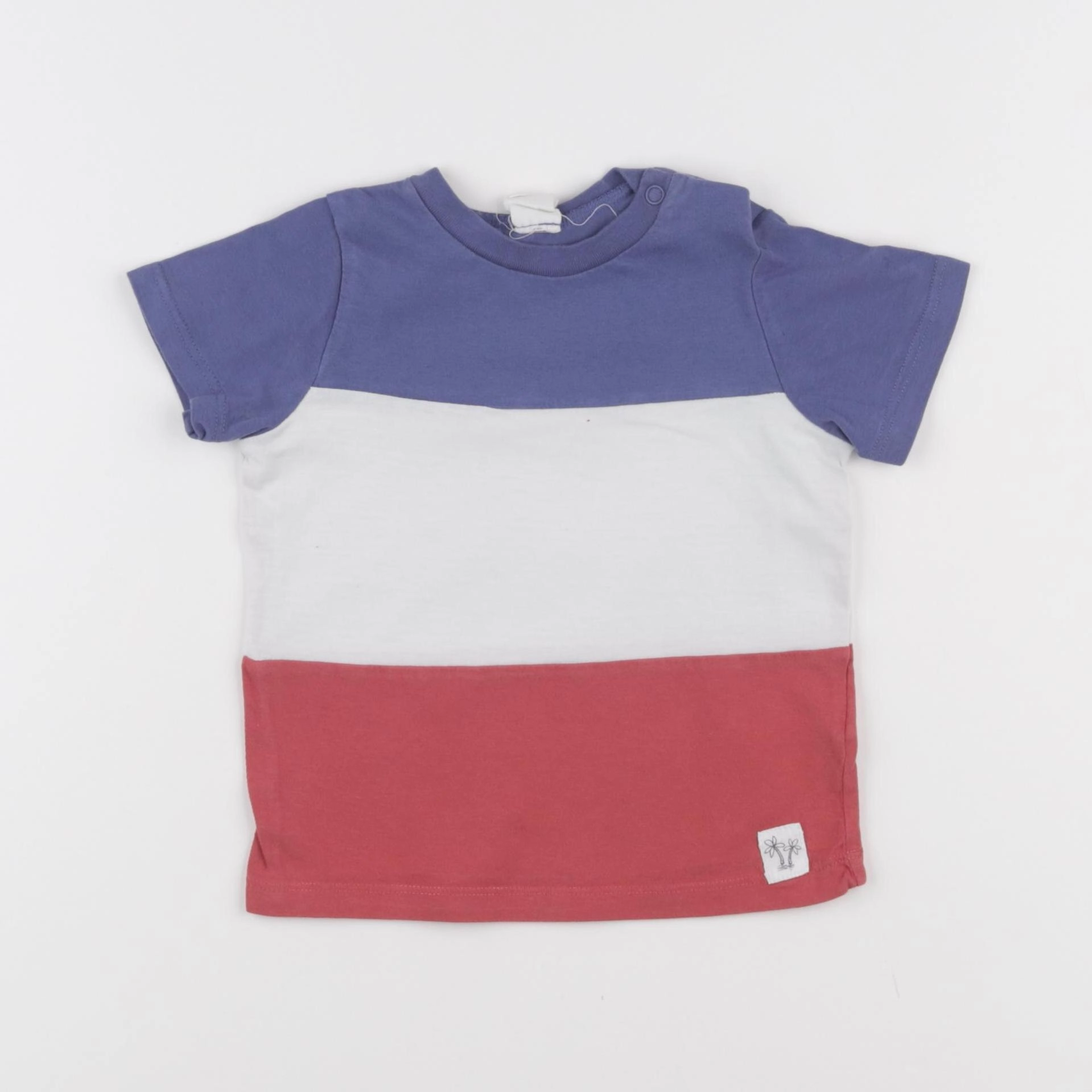 H&M - tee-shirt multicolore - 6/9 mois