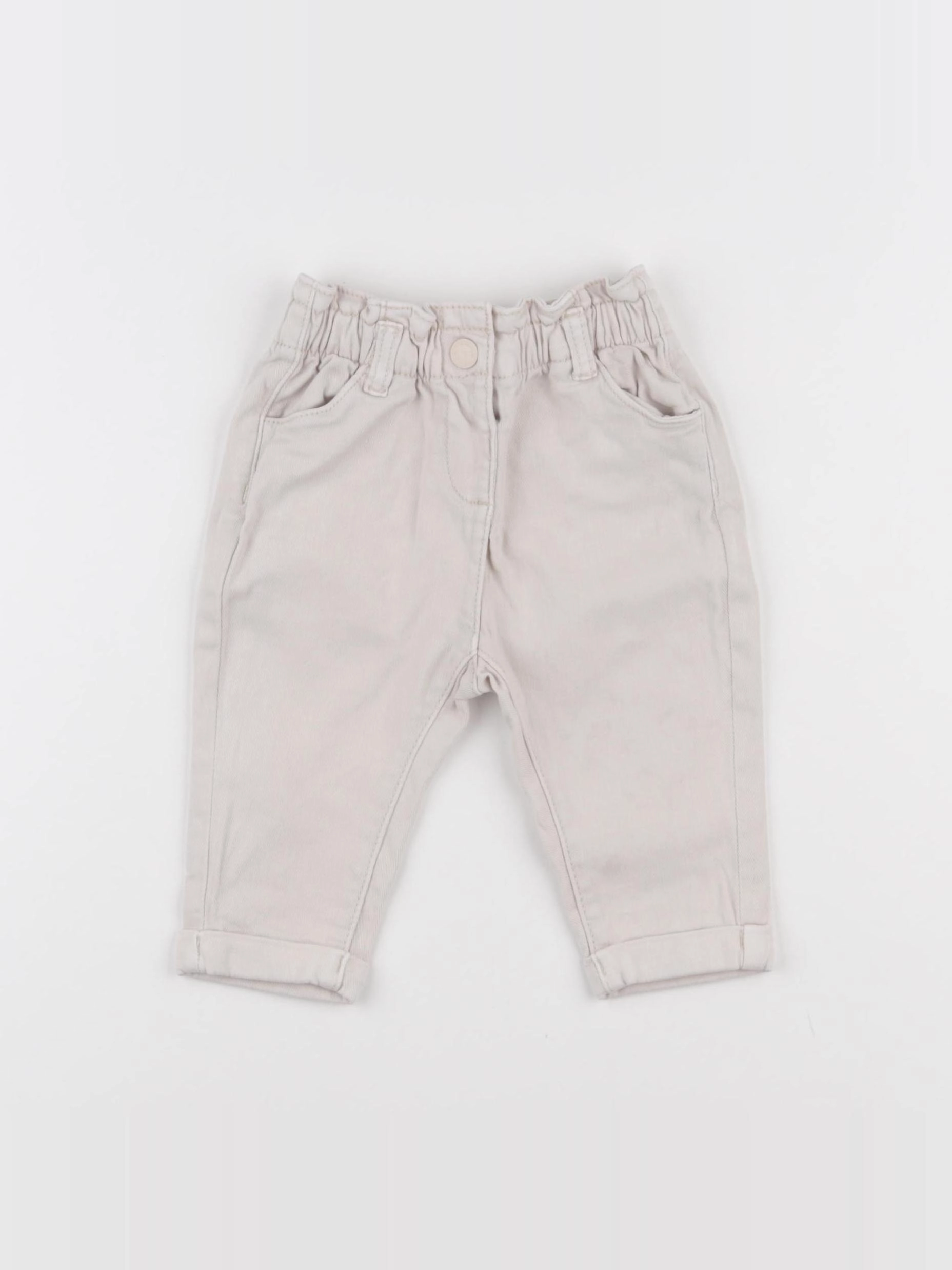 Tape à l'oeil - pantalon beige - 6 mois