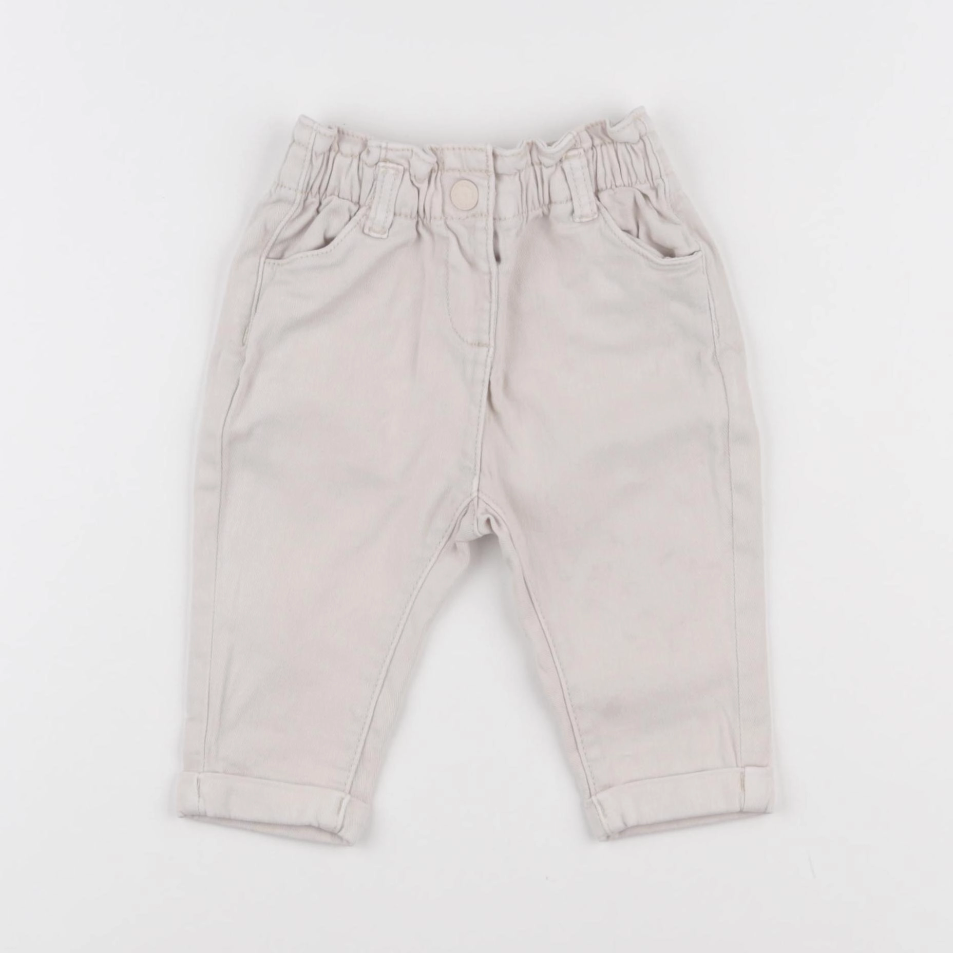 Tape à l'oeil - pantalon beige - 6 mois