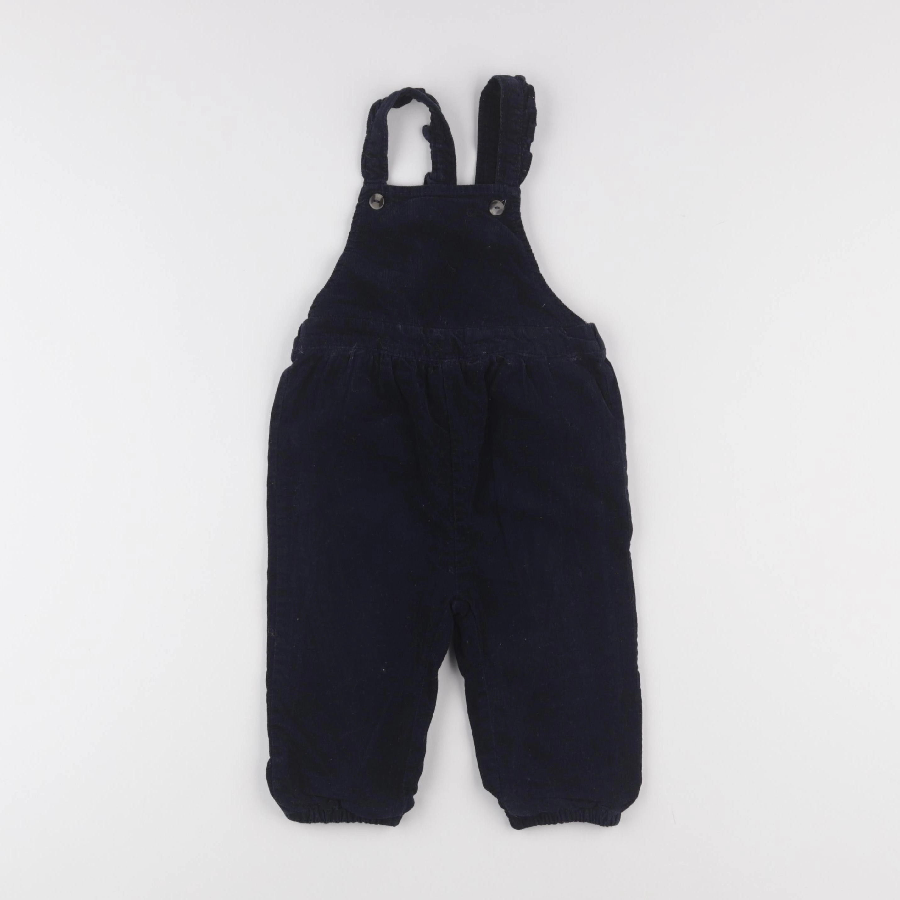 Vertbaudet - salopette doublé bleu - 24 mois
