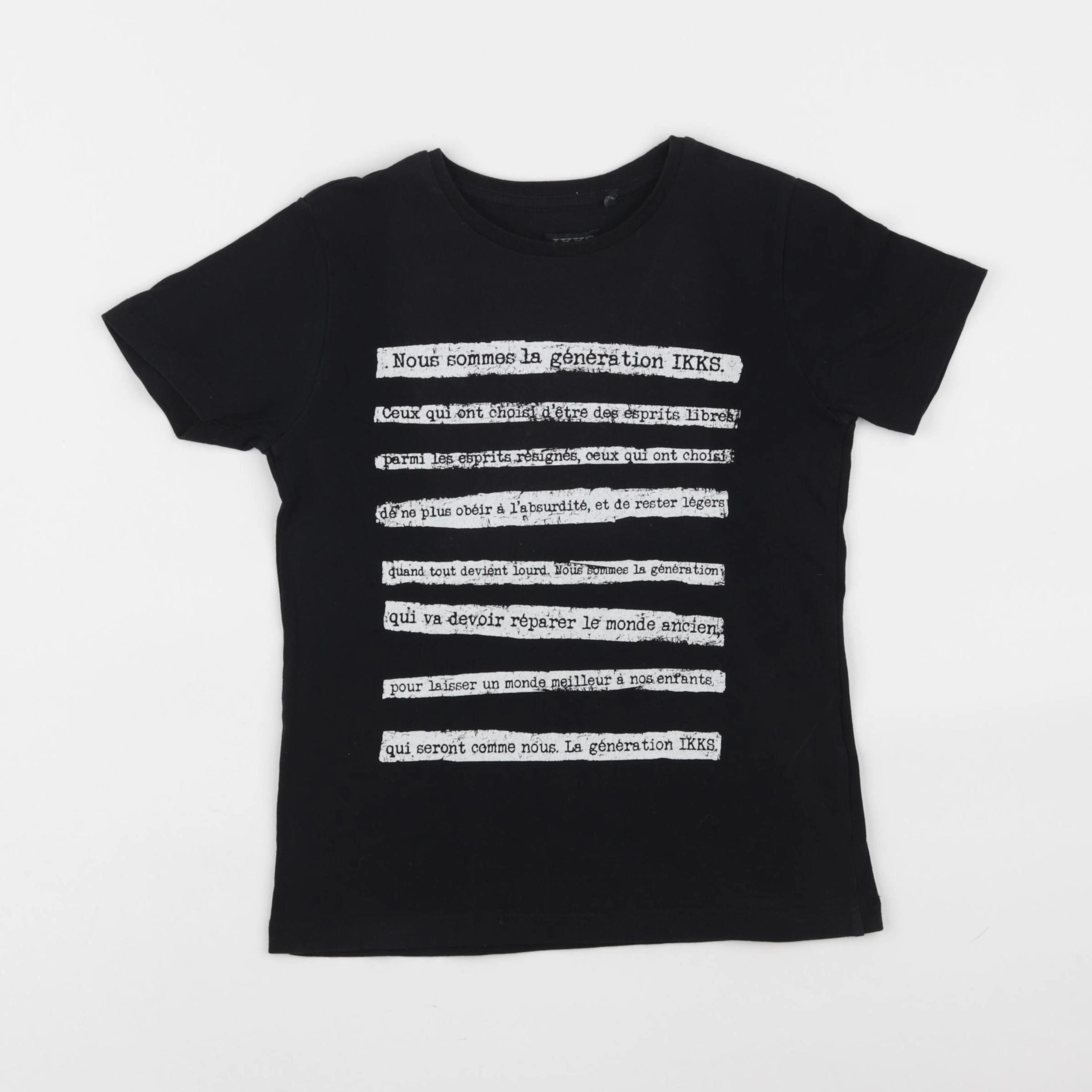 IKKS - tee-shirt noir - 6 ans