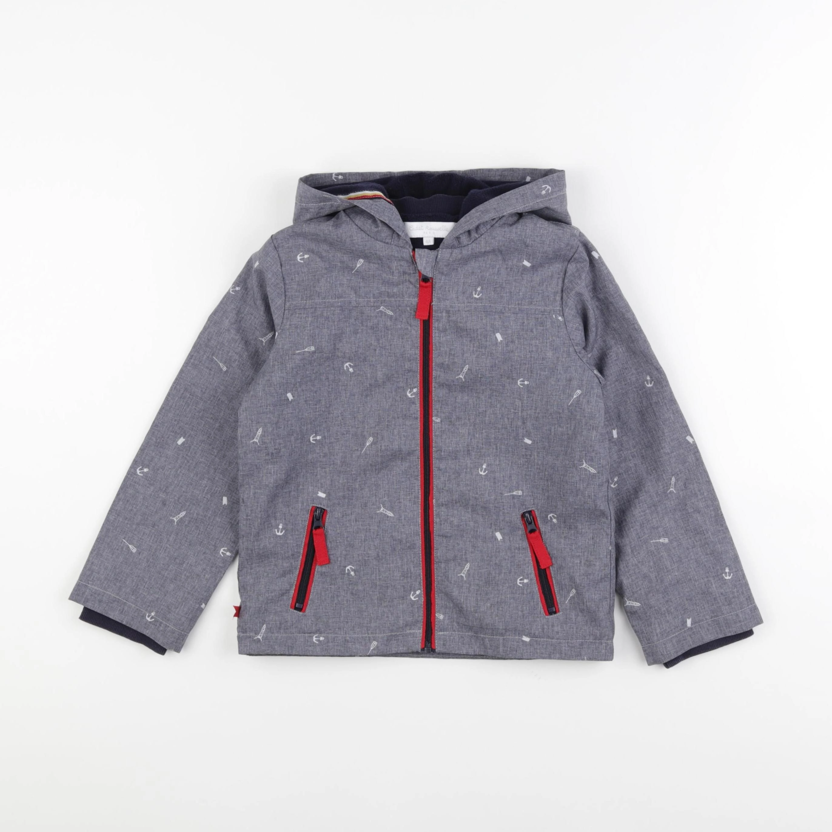 Cadet Rousselle - imperméable bleu - 4 ans