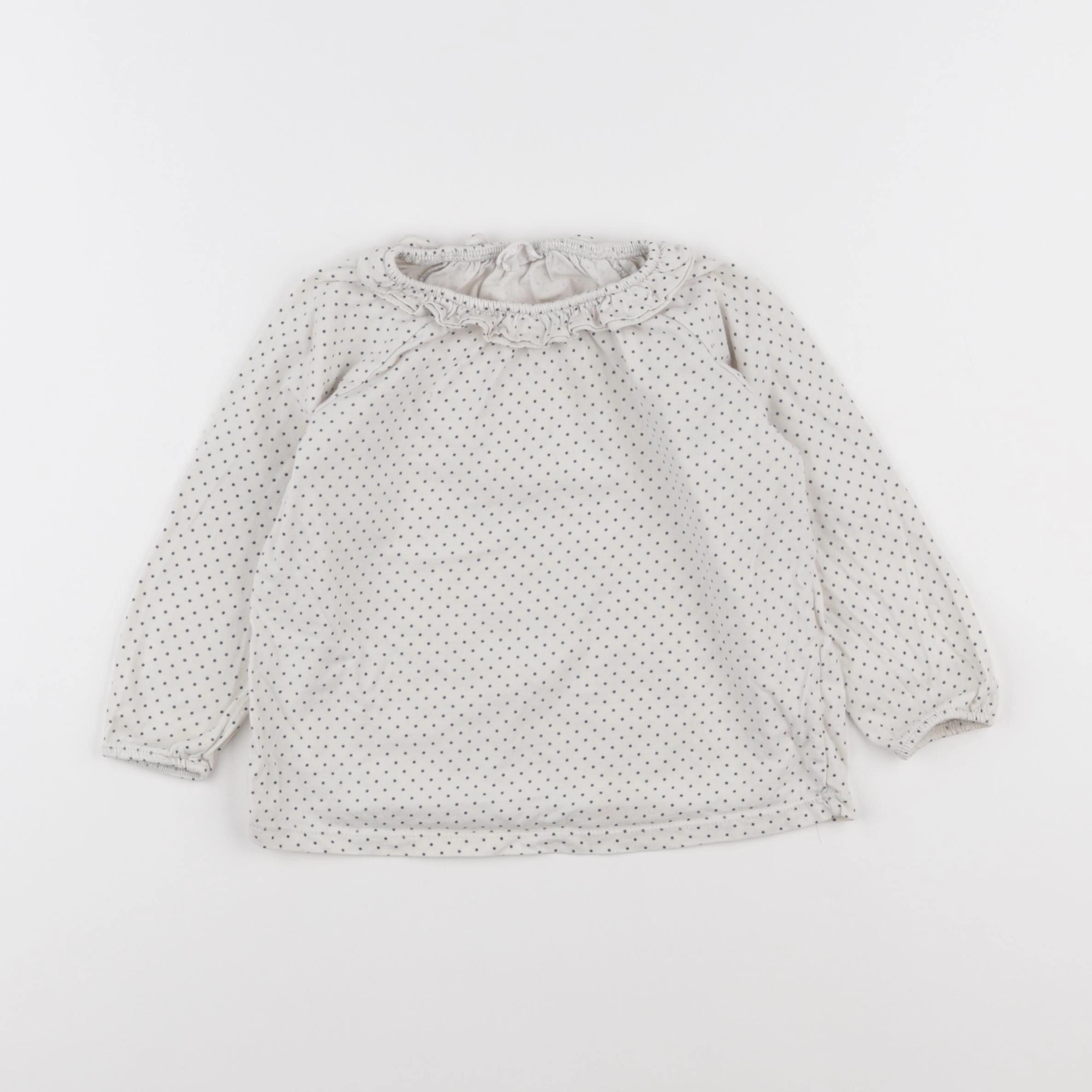 H&M - tee-shirt blanc - 12/18 mois