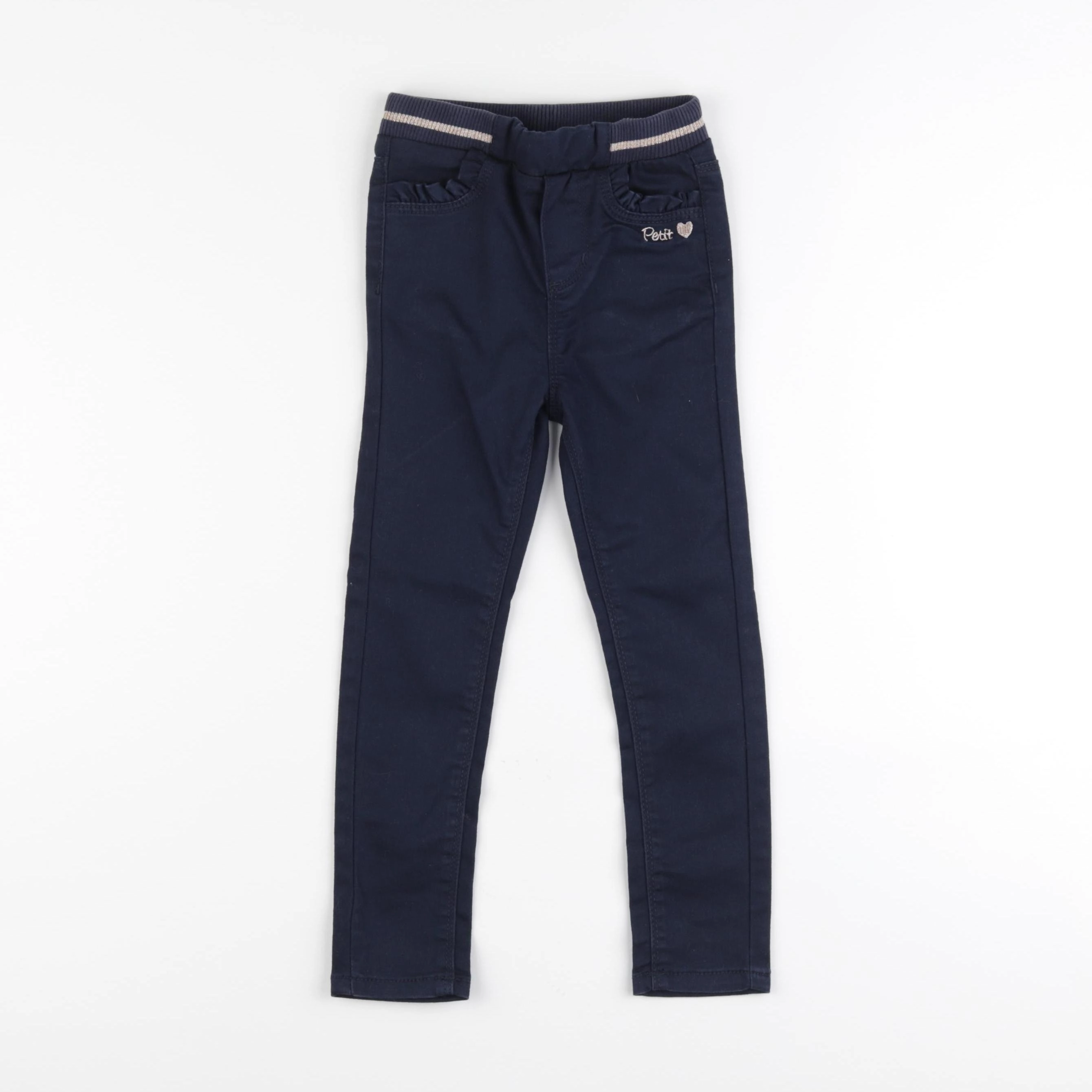 Vertbaudet - pantalon bleu - 5 ans