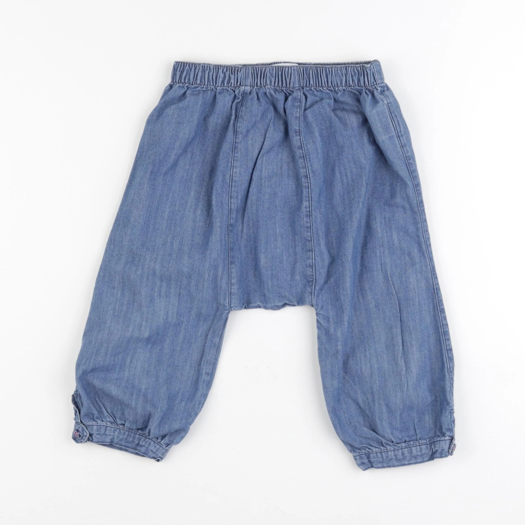 Vertbaudet - sarouel bleu - 2 ans