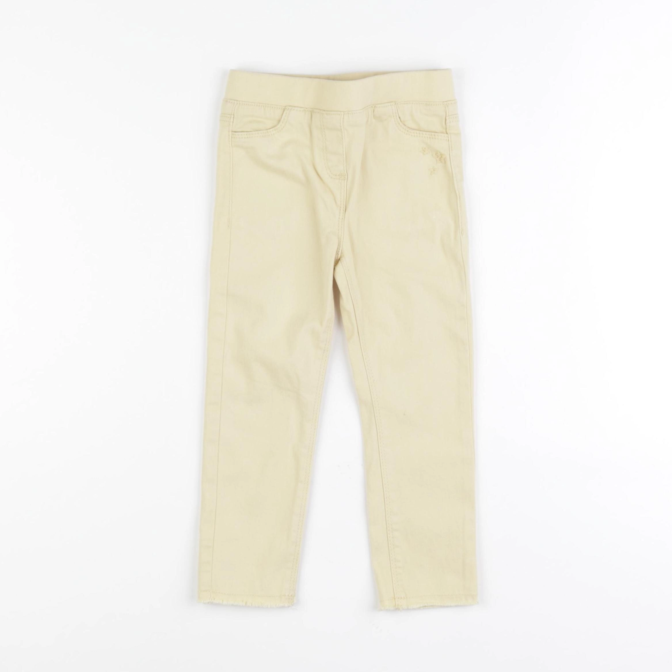 Vertbaudet - legging jaune - 3 ans