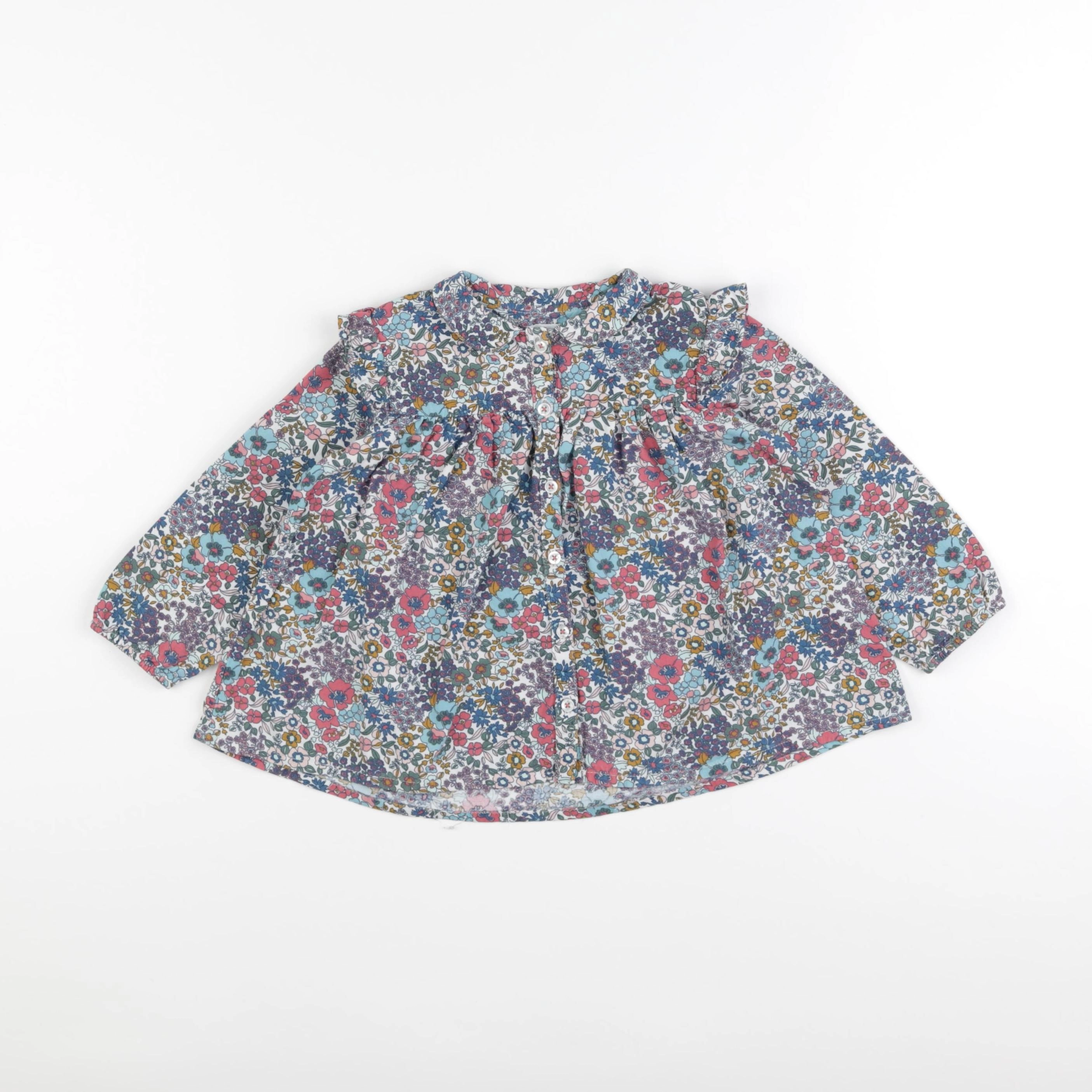 Boutchou - blouse multicolore - 36 mois