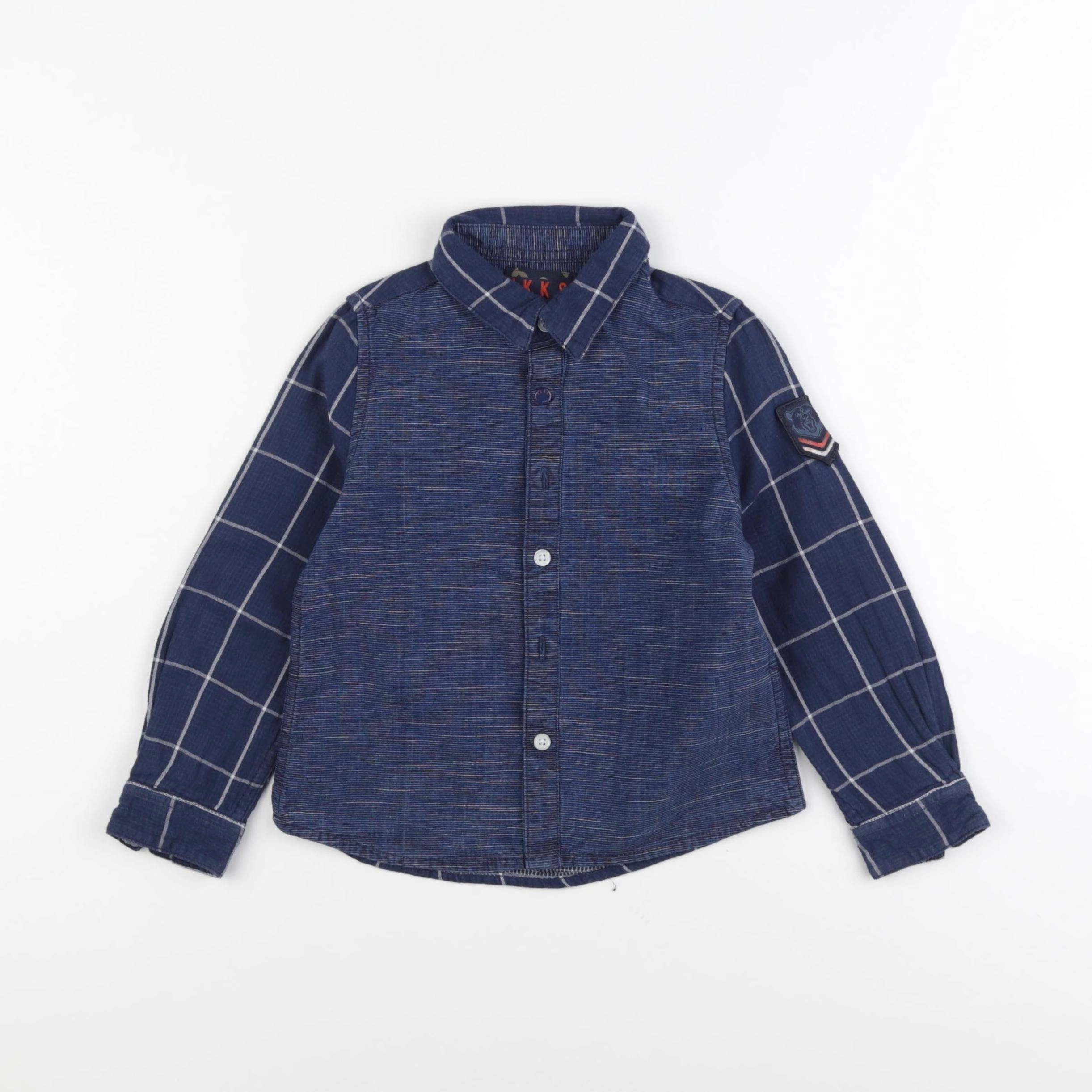 IKKS - chemise bleu - 3 ans