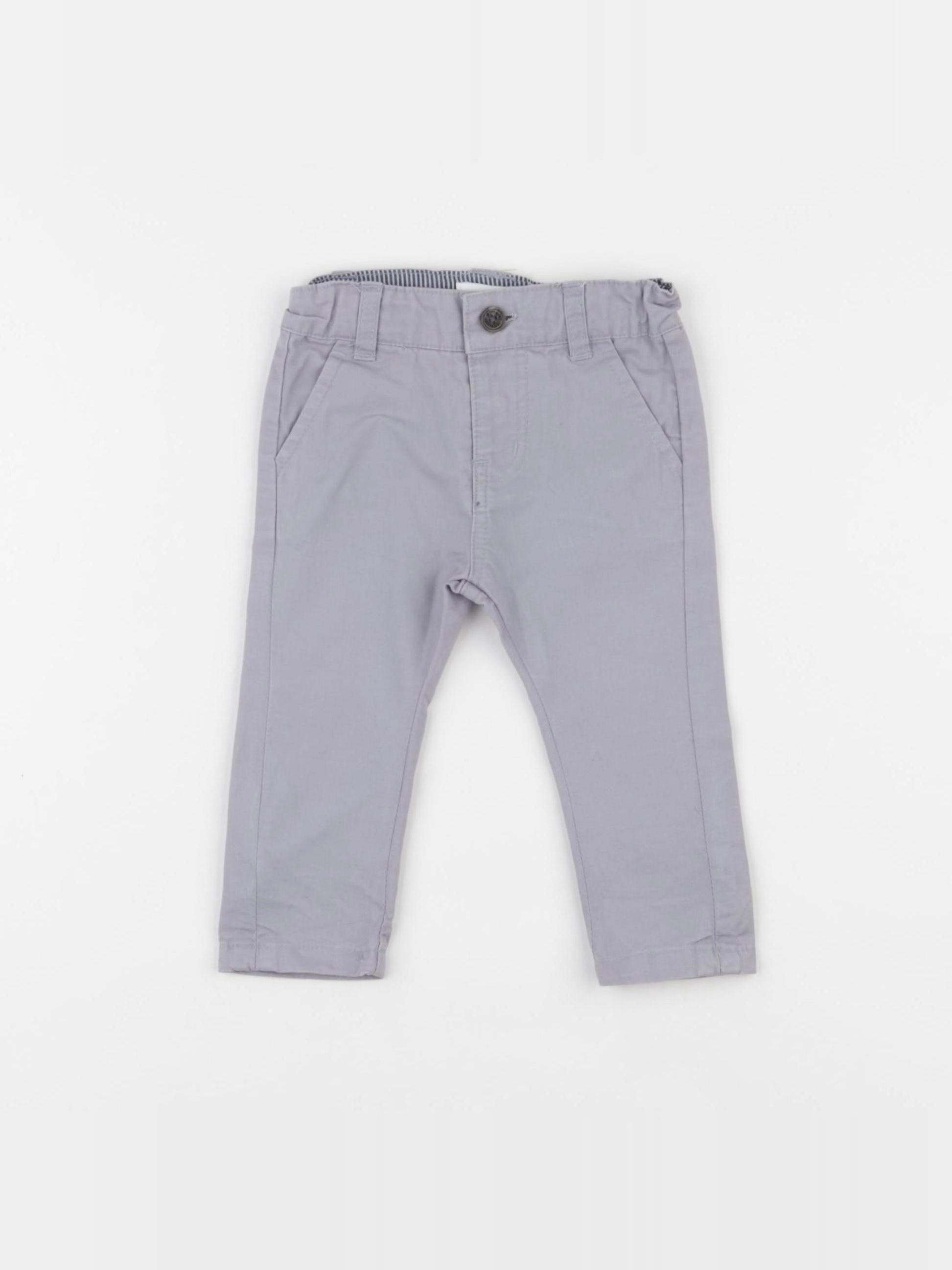 Vertbaudet - pantalon gris - 3 mois