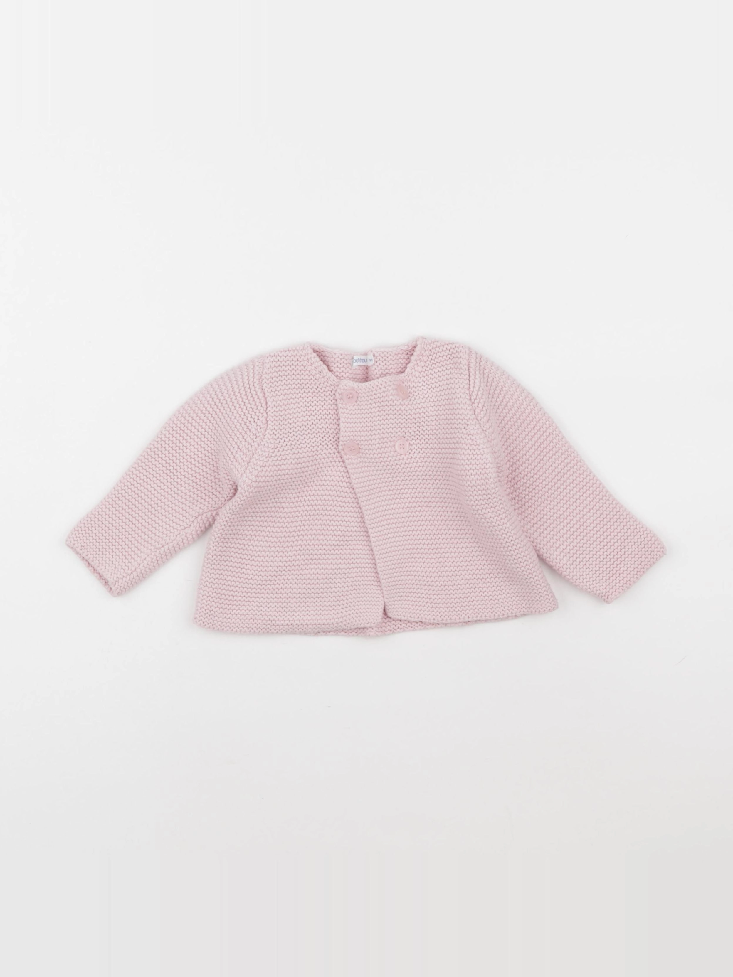 Boutchou - gilet rose - 9 mois