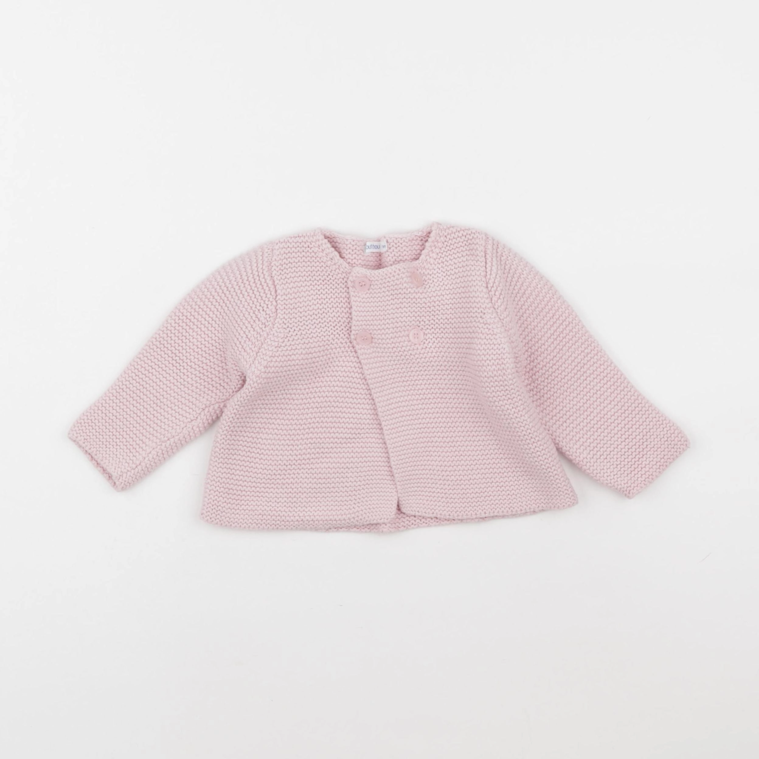 Boutchou - gilet rose - 9 mois