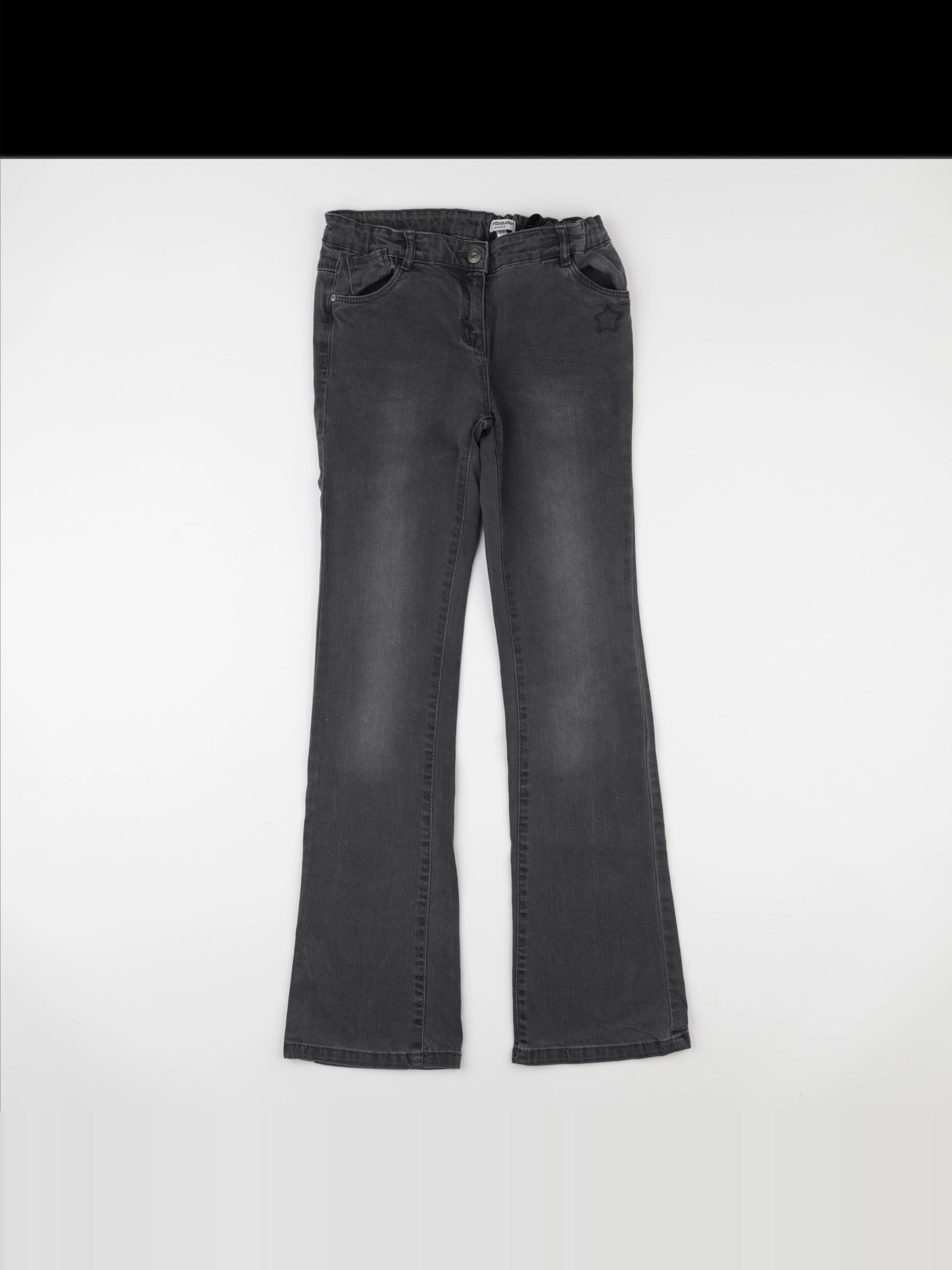 Vertbaudet - jean gris - 12 ans