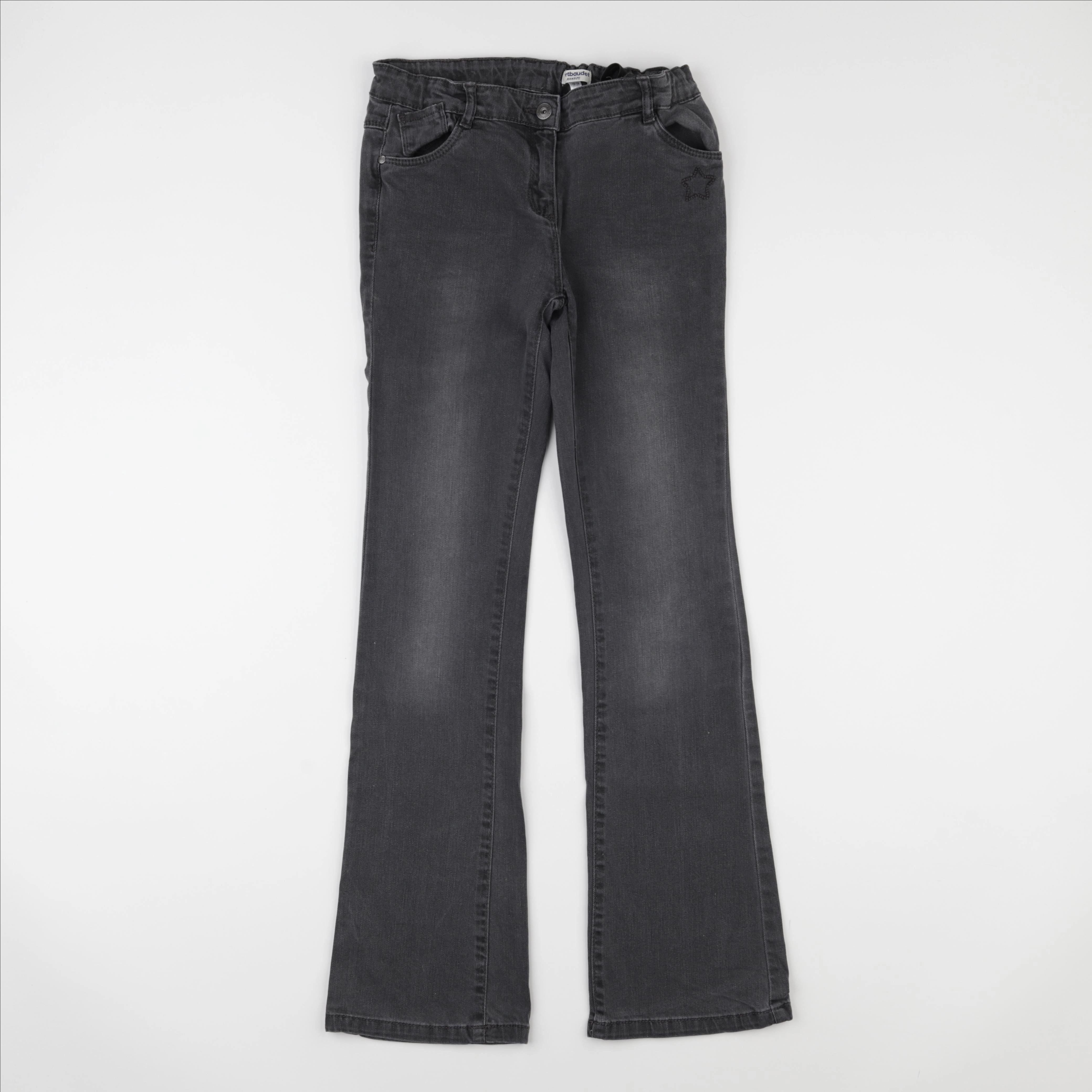 Vertbaudet - jean gris - 12 ans