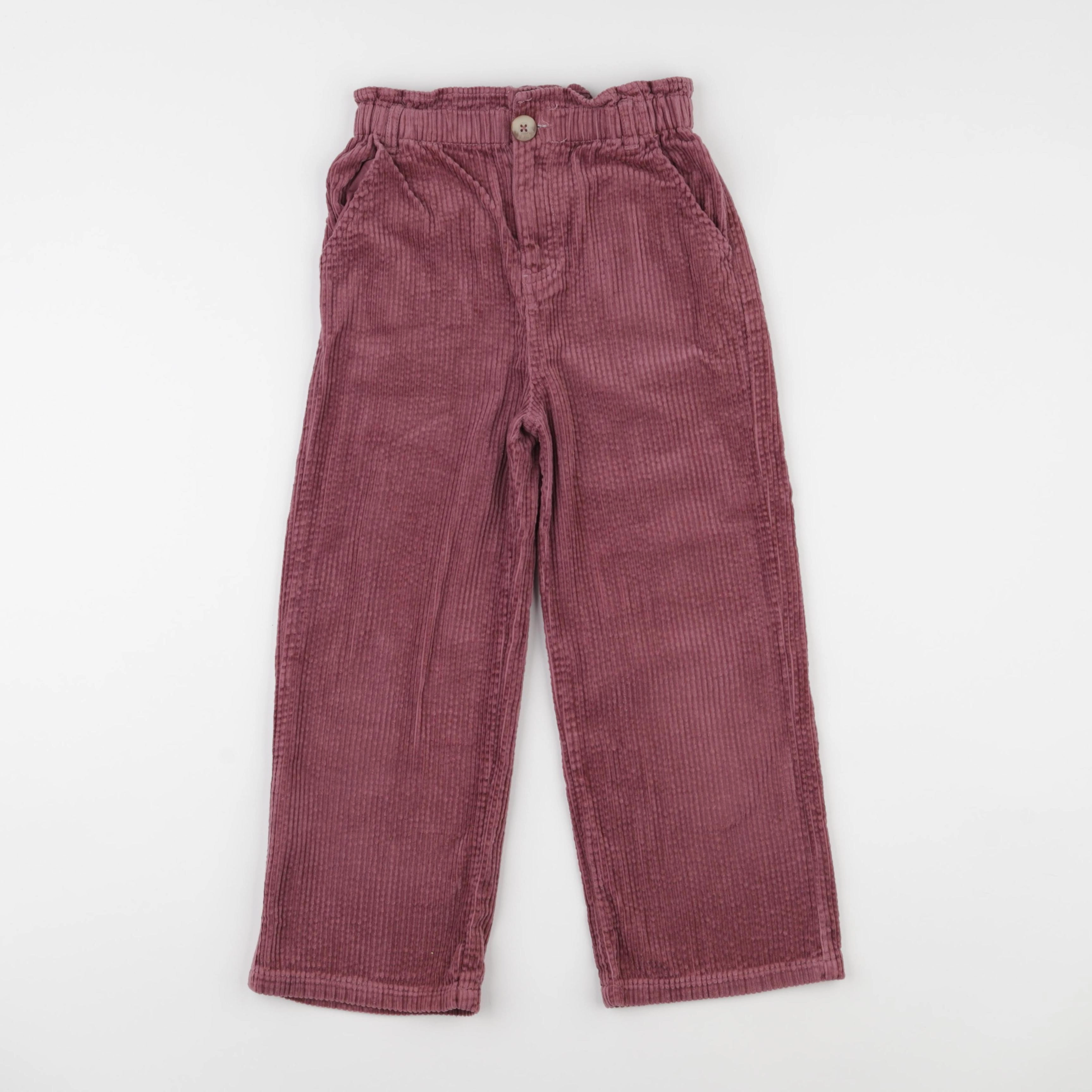 Vertbaudet - pantalon violet - 8 ans