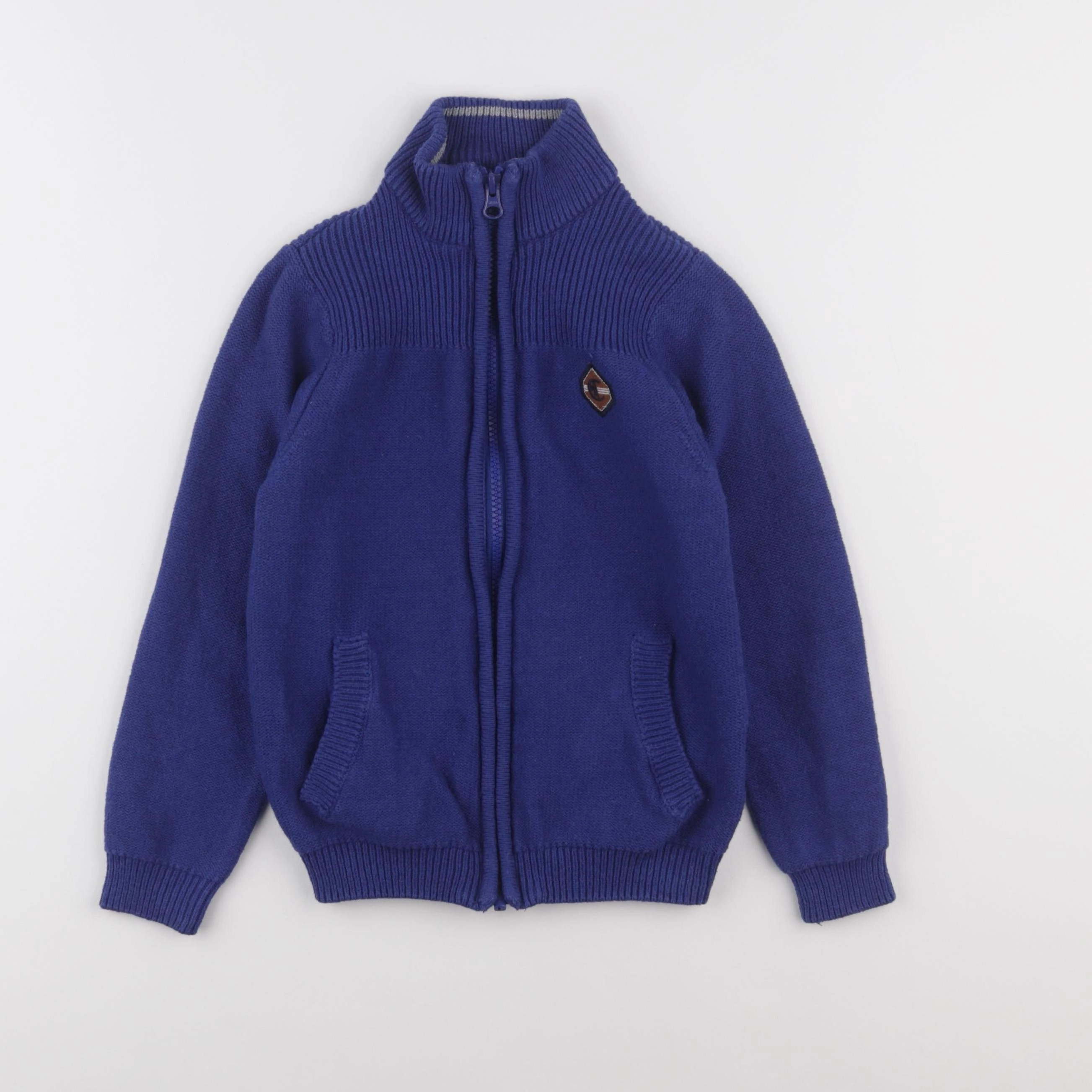 Cyrillus - gilet bleu - 6 ans